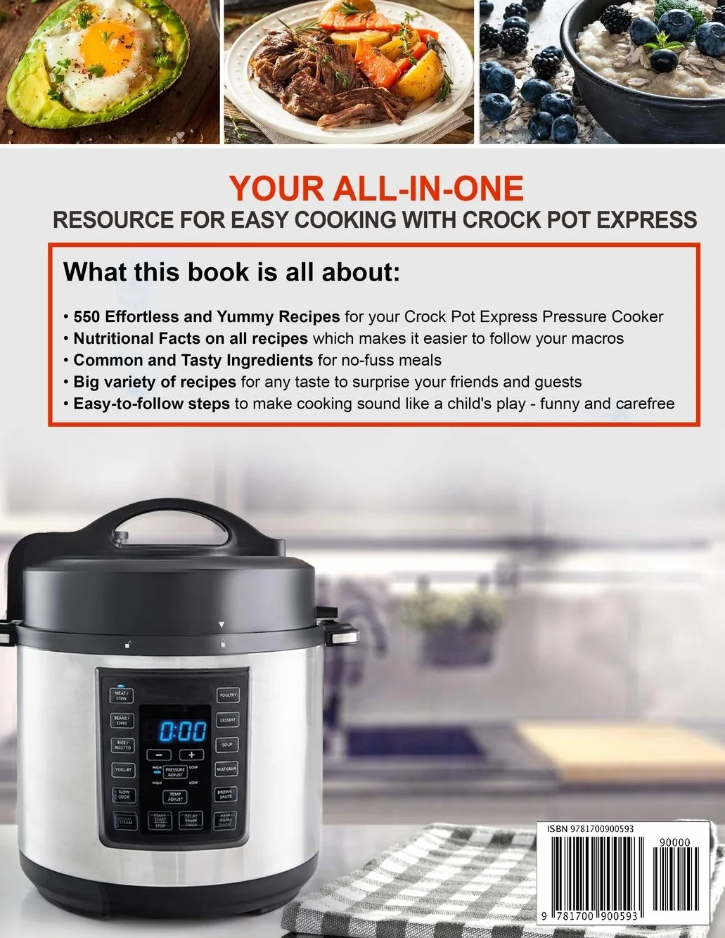 Top 550 Crock Pot Express Recipes Cookbook: The Complete Crock Pot Express Cookbook for Quick and Delicious Meals for Anyone: 1