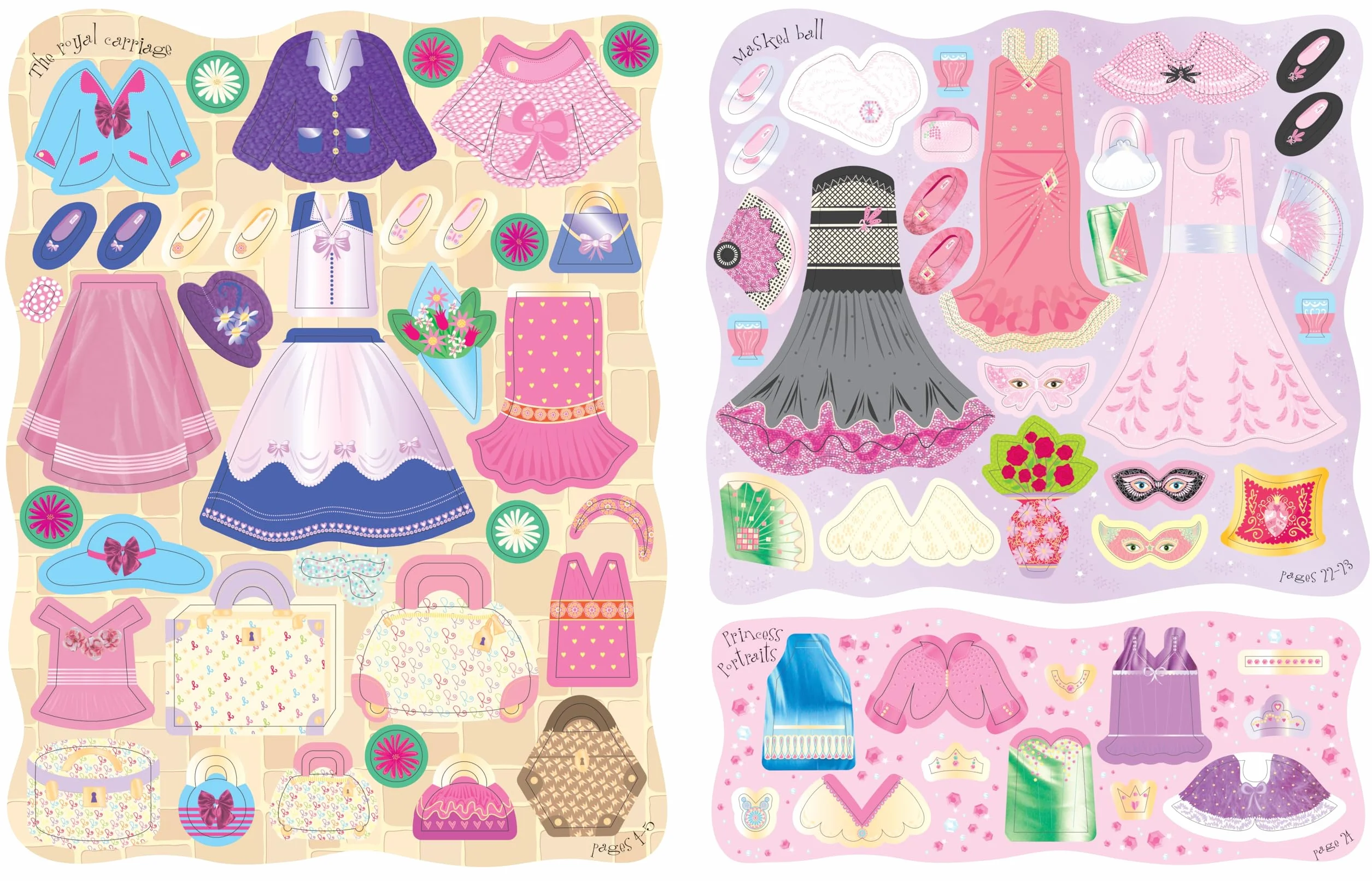 Sticker Dolly Dressing Princesses
