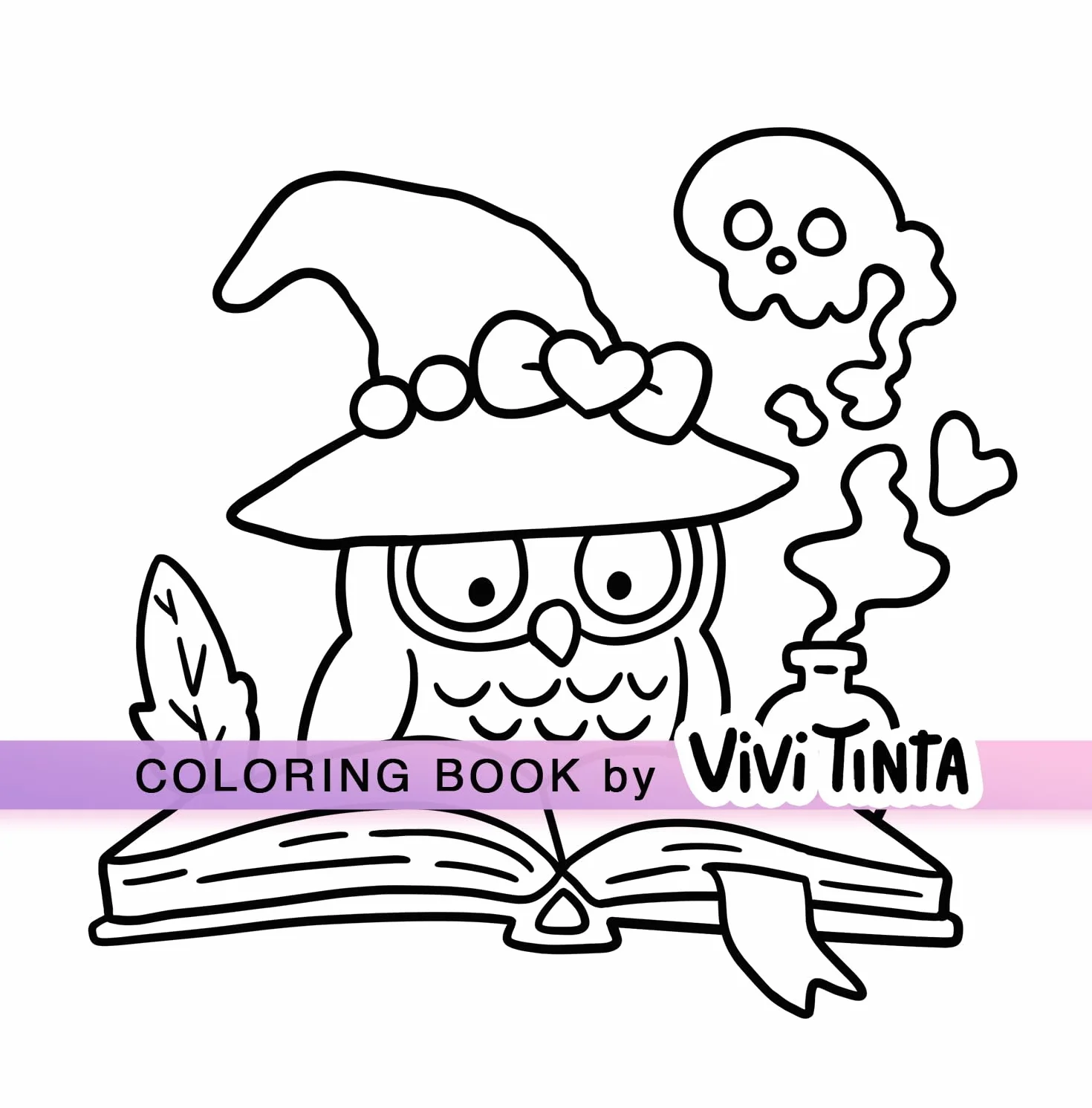 Spooky Vibes: Coloring Book for Adults and Teens Featuring Cute, Creepy Goth Stuff and Creatures