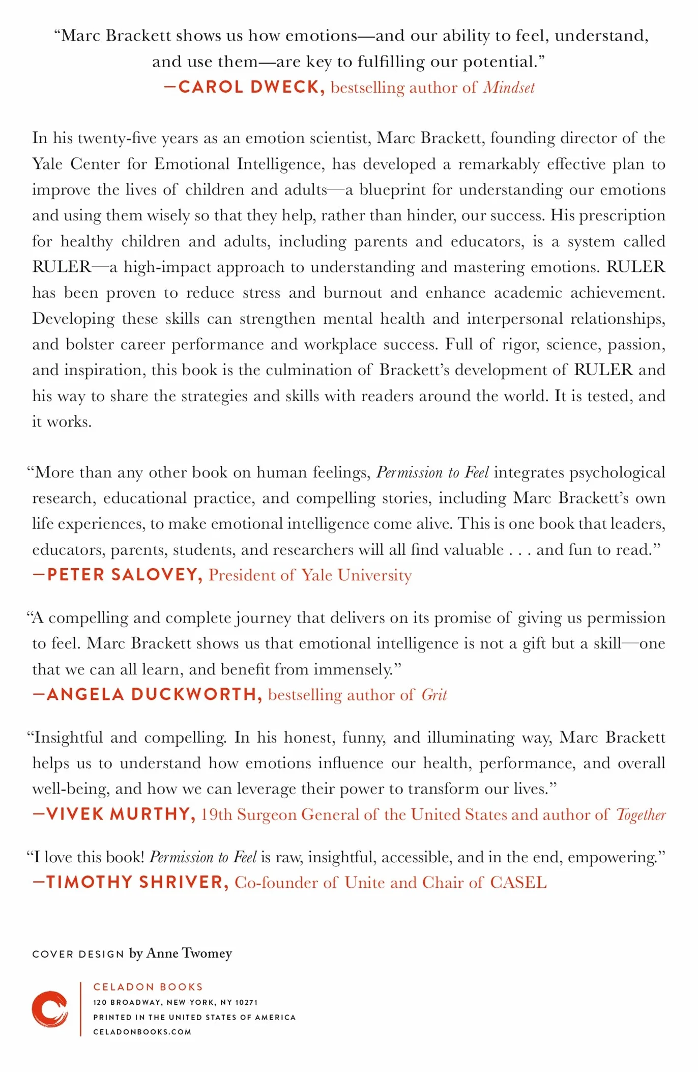 Permission to Feel: The Power of Emotional Intelligence to Achieve Well-Being and Success