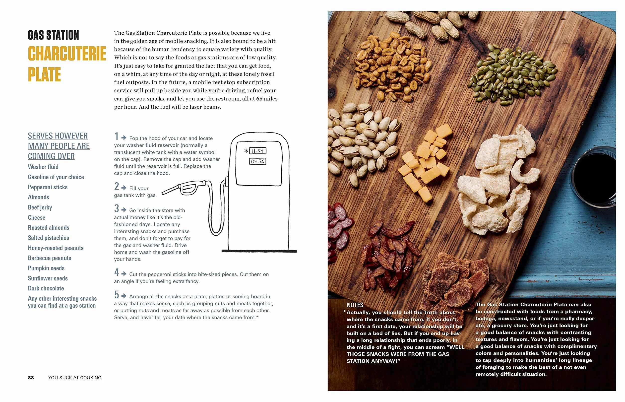You Suck at Cooking: The Absurdly Practical Guide to Sucking Slightly Less at Making Food: A Cookbook