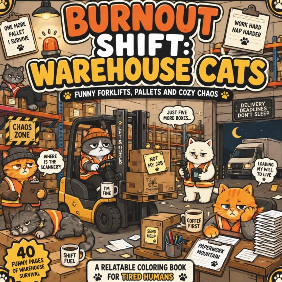 Burnout Shift: Warehouse Cats: Funny forklifts, pallets and cozy chaos