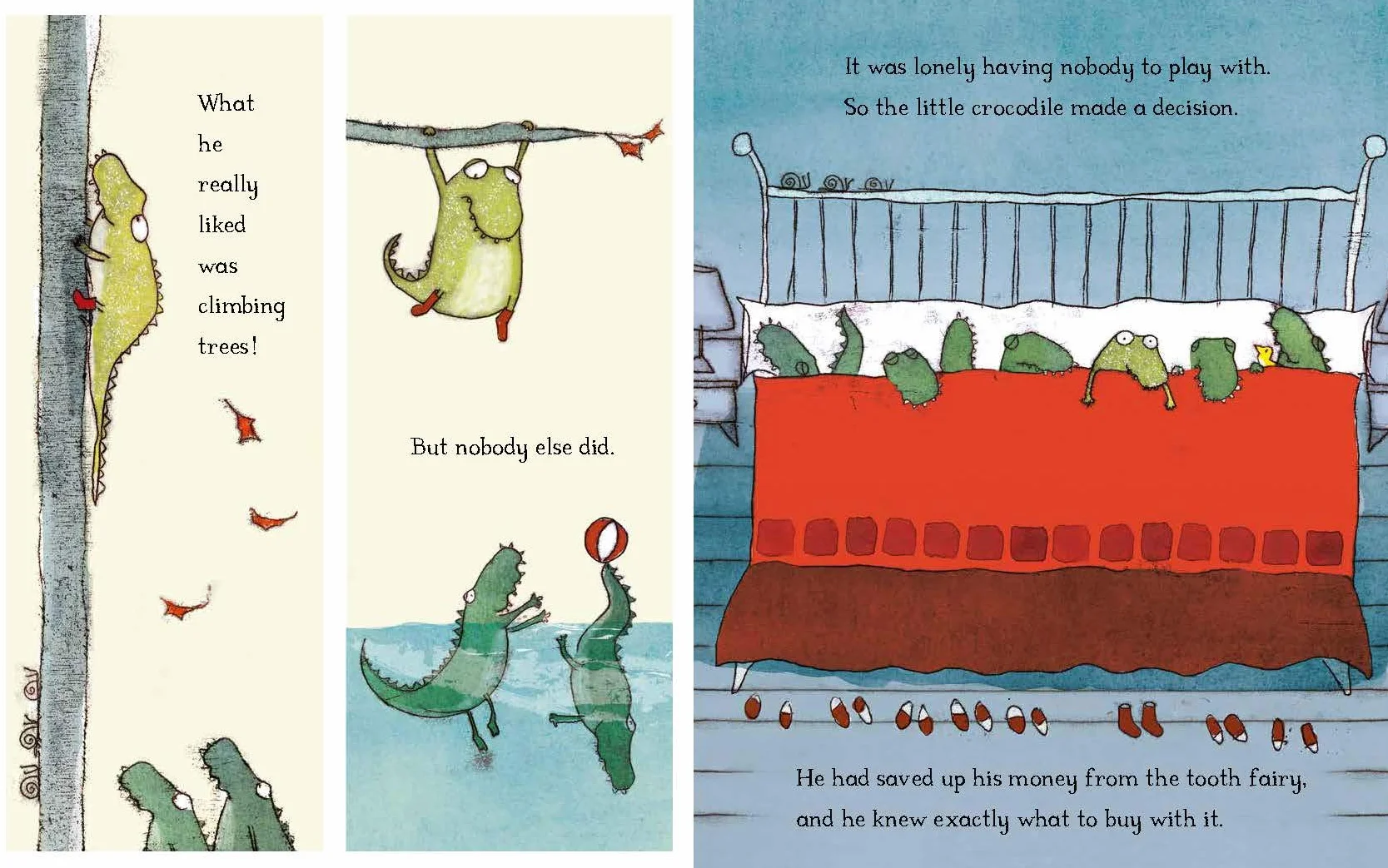 The Crocodile Who Didn't Like Water