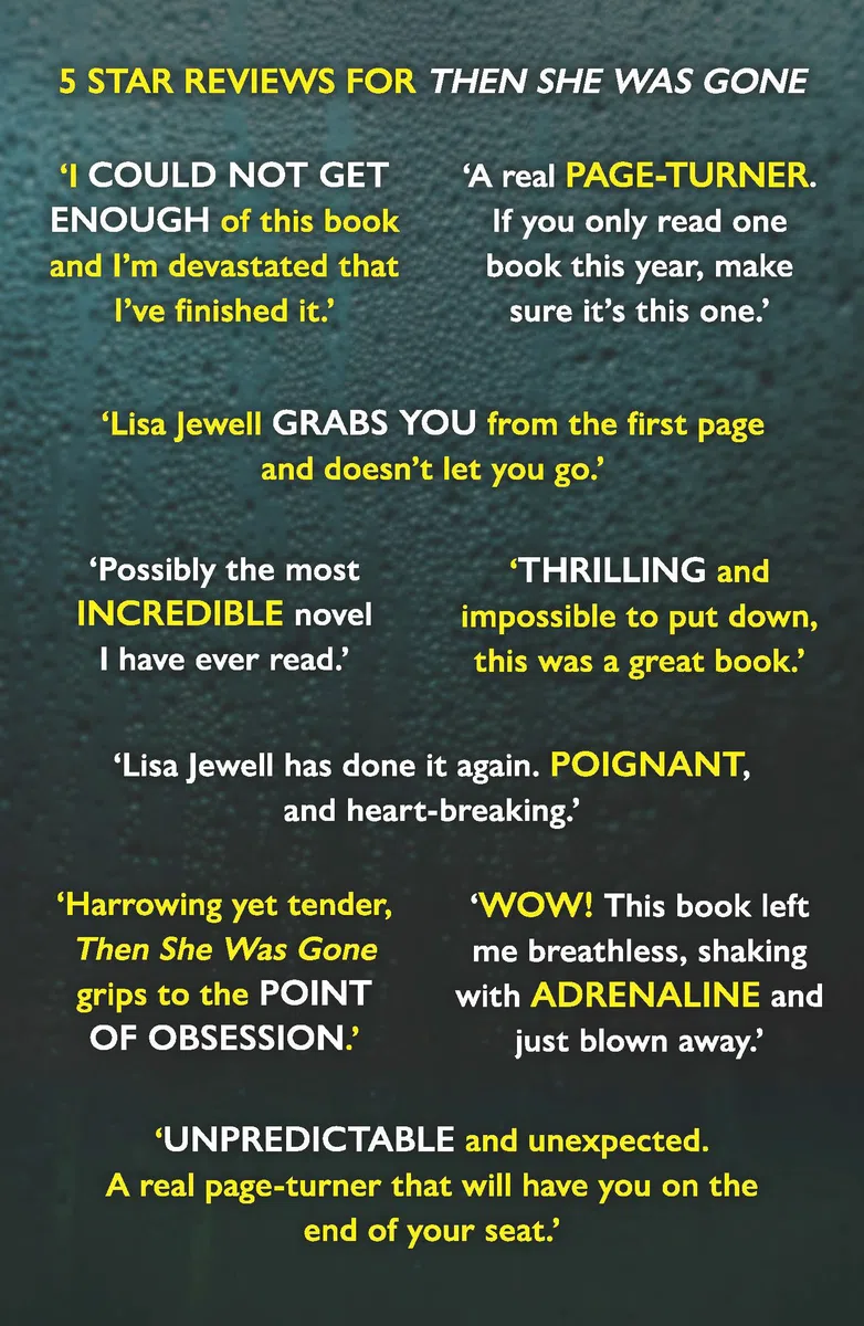Then she was gone: Lisa Jewell: The addictive psychological thriller from the Sunday Times bestselling author of The Family Upstairs