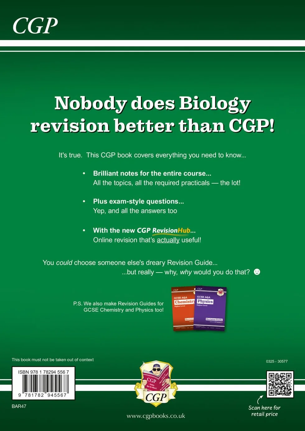 New GCSE Biology AQA Higher Revision Guide with CGP RevisionHub