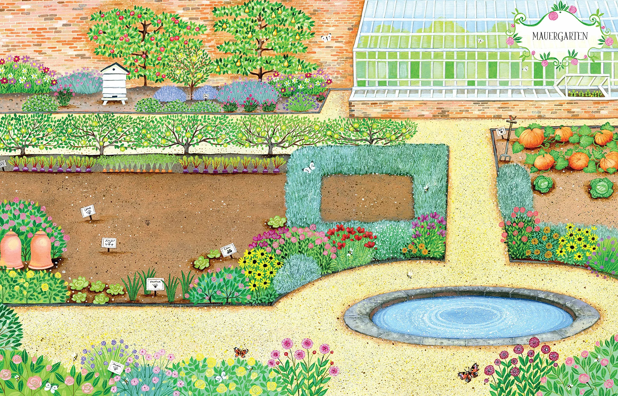 Mein Stickerbuch: Gartenträume: Stickerheft mit über 300 Stickern - Blumen und andere Pflanzen, Gartenmöbel, Dekoration - Stickervergnügen ab 5 Jahren