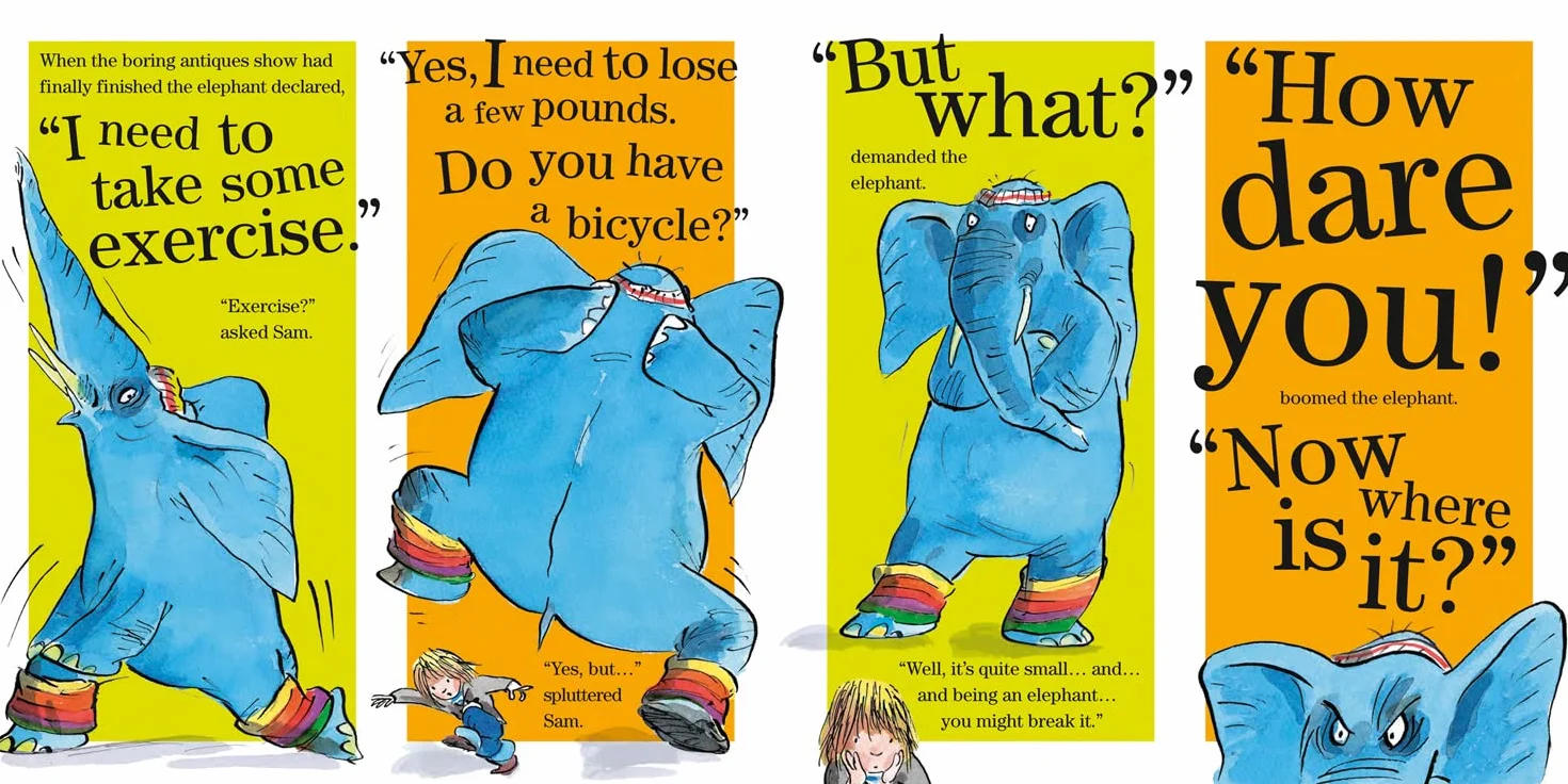 The Slightly Annoying Elephant: A book by David Walliams