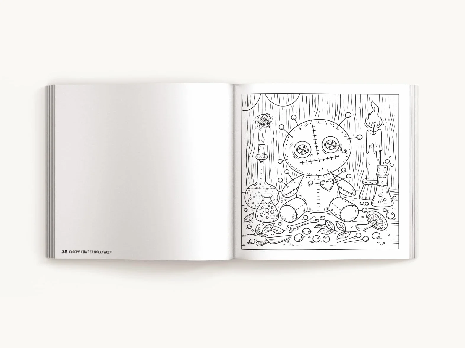 Creepy Kawaii Halloween: 50 Monstrously Cute Coloring Pages