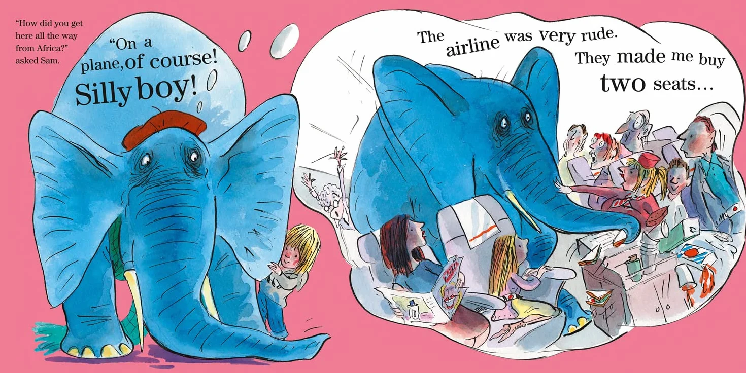 The Slightly Annoying Elephant: A book by David Walliams
