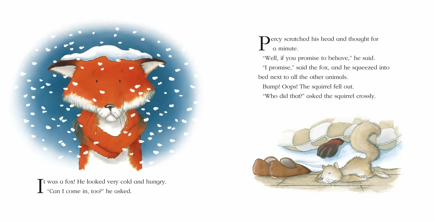 One Snowy Night: Board book edition of this much-loved, bestselling illustrated children’s picture book - perfect for the youngest fans of Percy the Park Keeper!