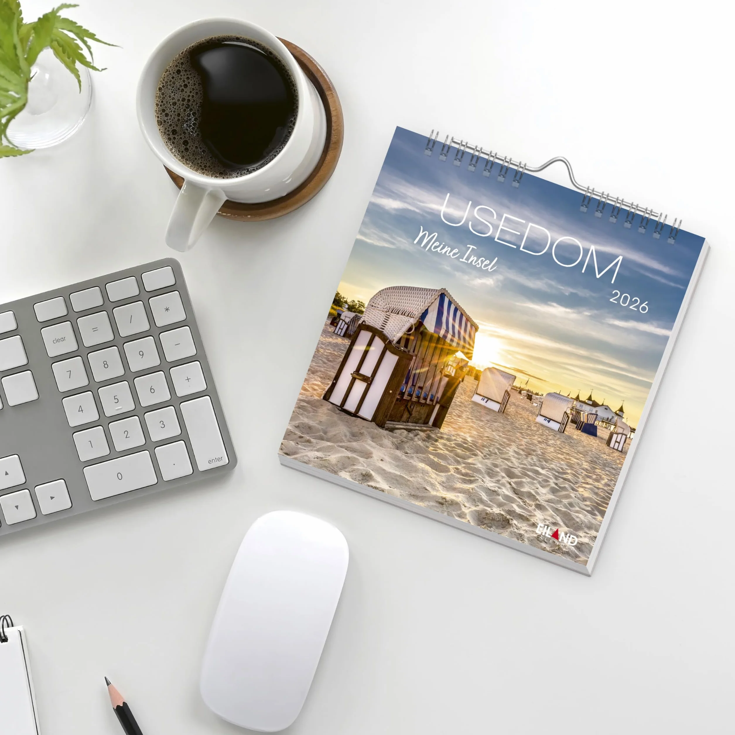 Usedom Postkartenkalender 2026 - Meine Insel: Traumhafter Fotokalender im Postkartenformat. Idyllische Inselfotos in einem kleinen Kalender zum Aufstellen und Aufhängen.