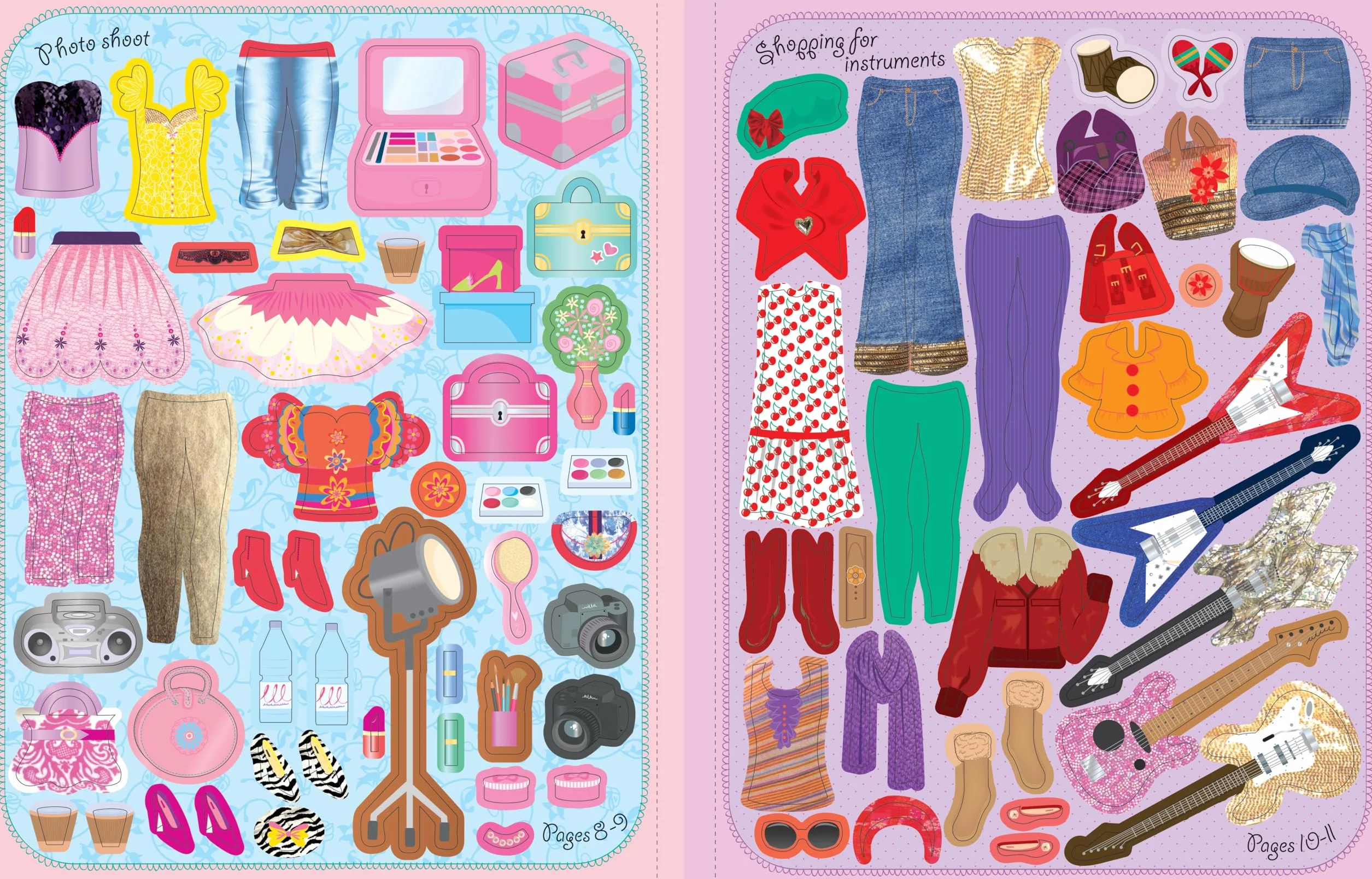 Sticker Dolly Dressing Popstars