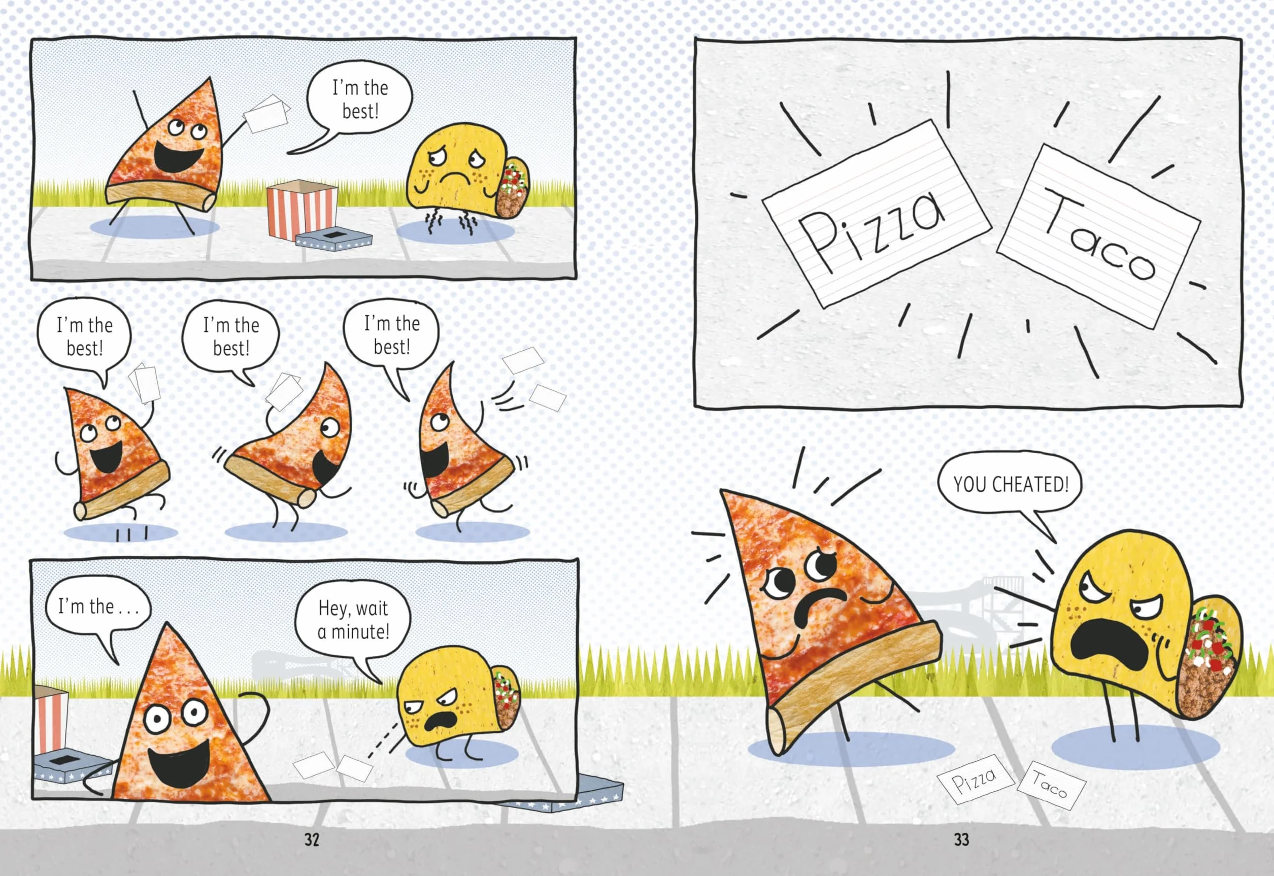 Pizza and Taco: Who's the Best?: The laugh-out-loud funny graphic novel for kids