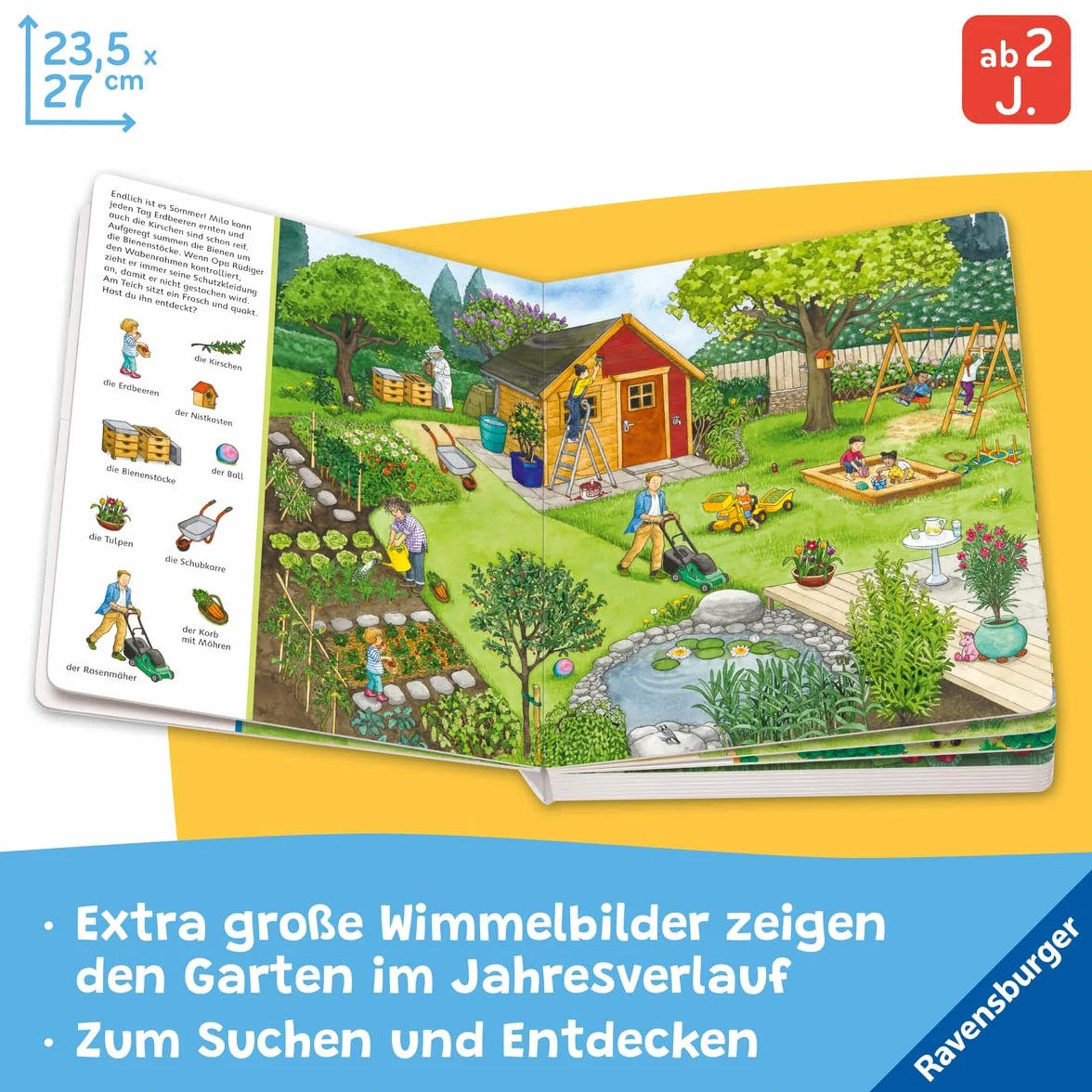 Mein großes Sachen suchen: Bei uns im Garten