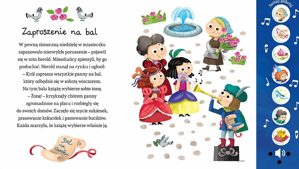 NACIŚNIJ I POSŁUCHAJ! BAJKA DŹWIĘKOWA. KOPCIUSZEK