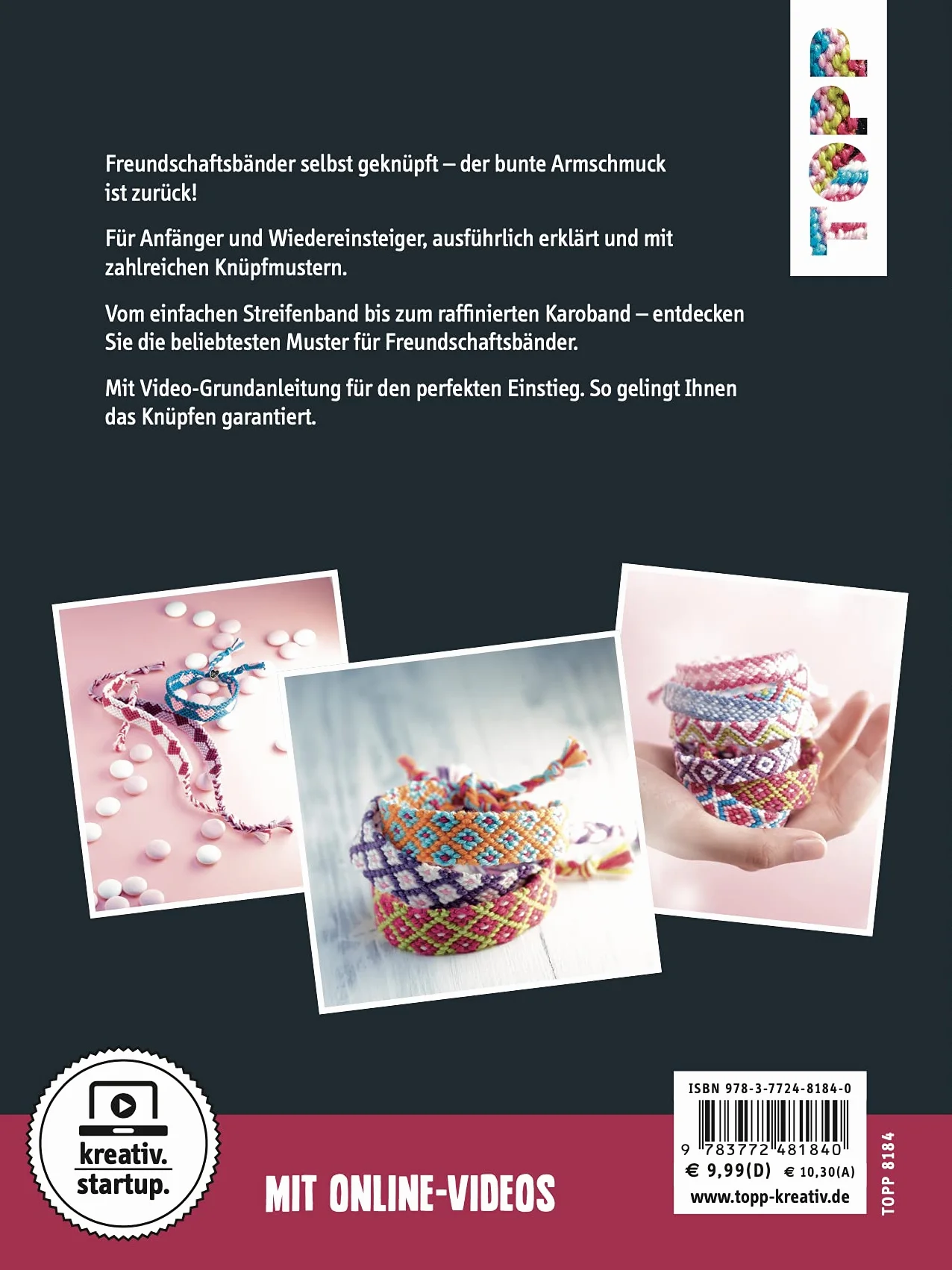 Freundschaftsbänder (kreativ.startup.): Die beliebtesten Muster