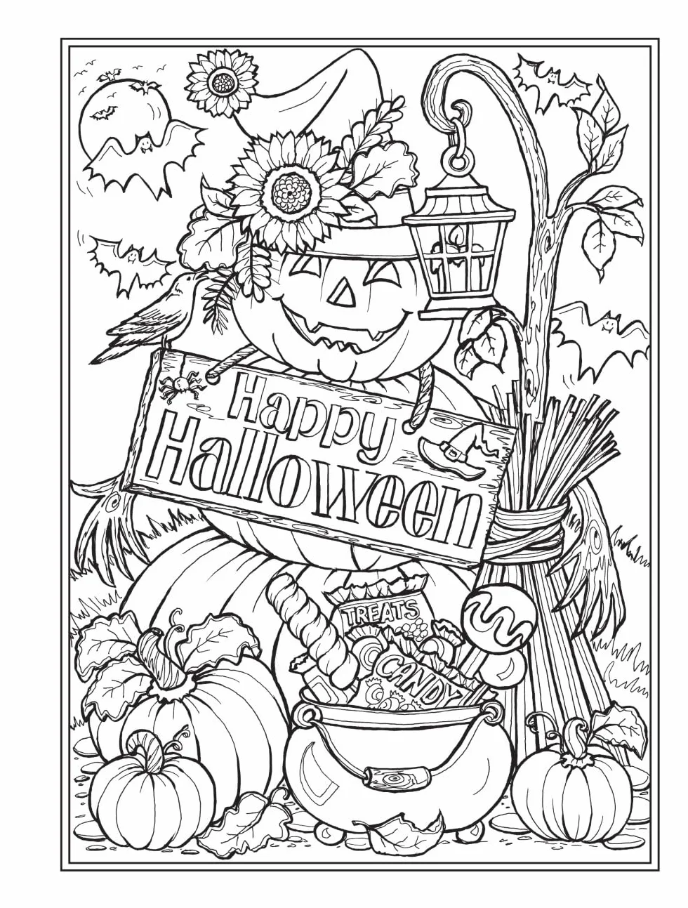 Creative Haven Autumn Harvest Coloring Book
