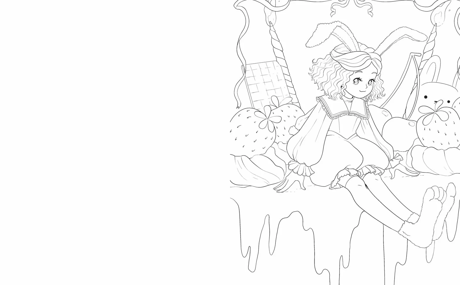 The Wonderfully Weird Manga Colouring Book: Over 45 Images to Colour