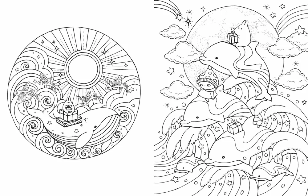 A Million Sea Creatures: Marine Cuties to Colour
