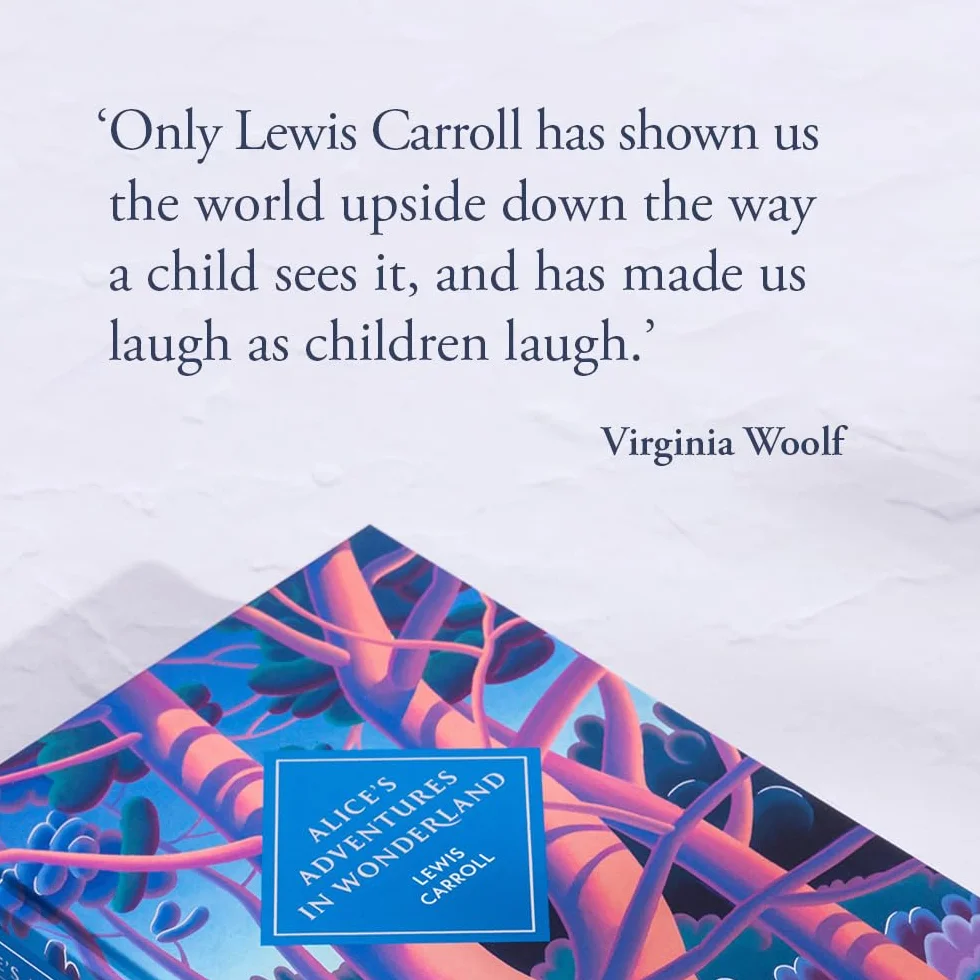 Alice's Adventures in Wonderland and Through the Looking Glass: A sprayed edge gift edition of Carroll's magical classic with marbled endpapers, printed edges, beautiful paper and ribbon