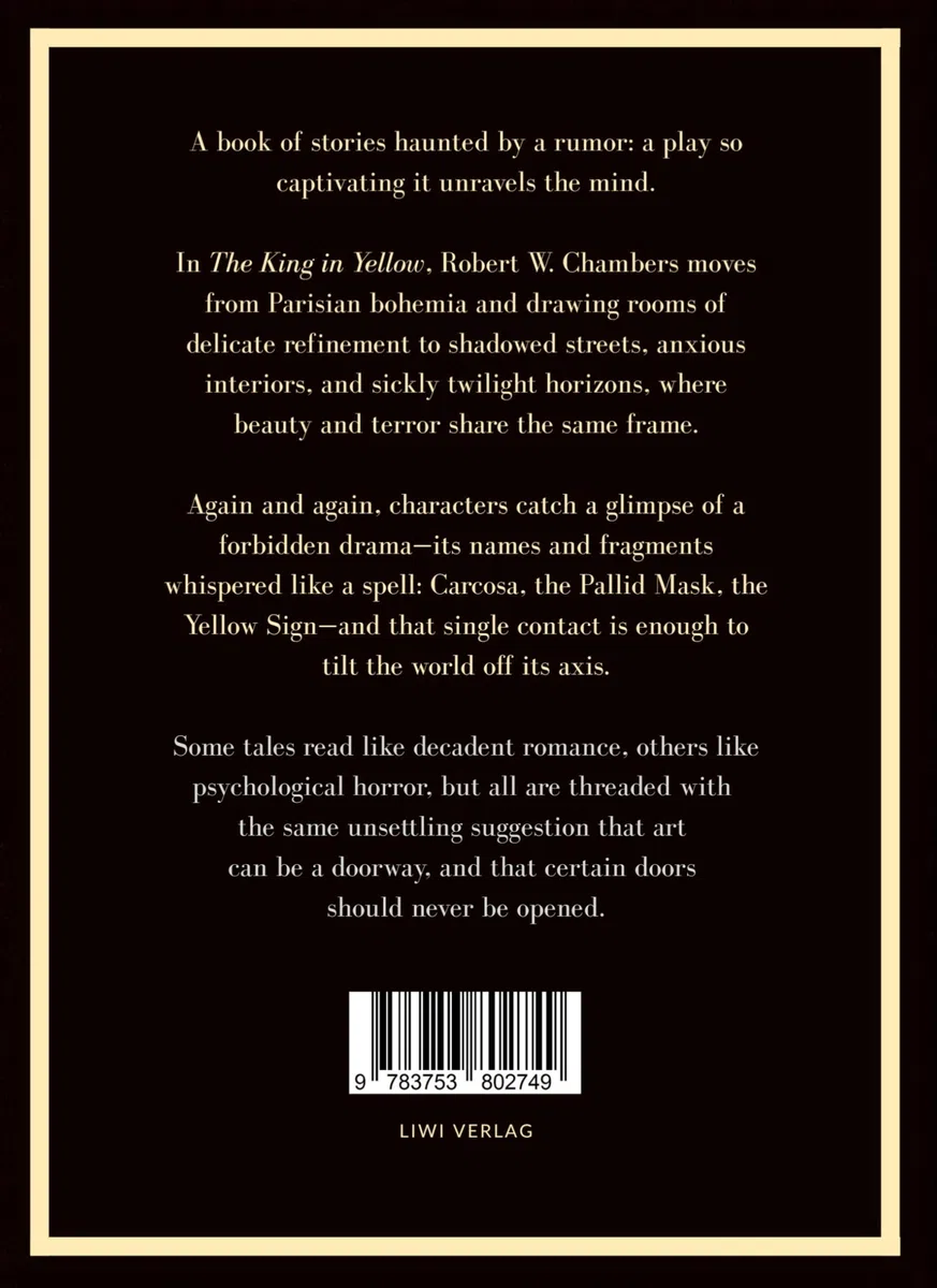 Robert W. Chambers: The King in Yellow (English Edition)