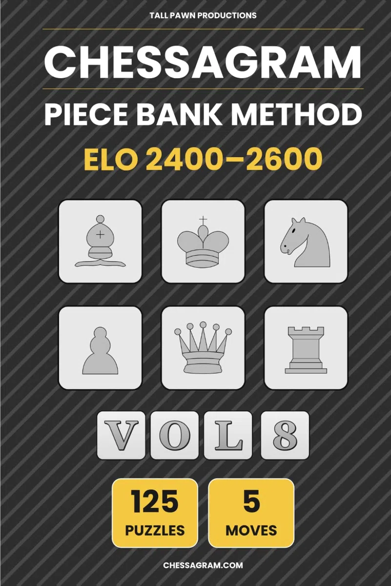 Chessagram: 5 Moves - Piece Bank Method (ELO 2400-2600) - Visualisation Training