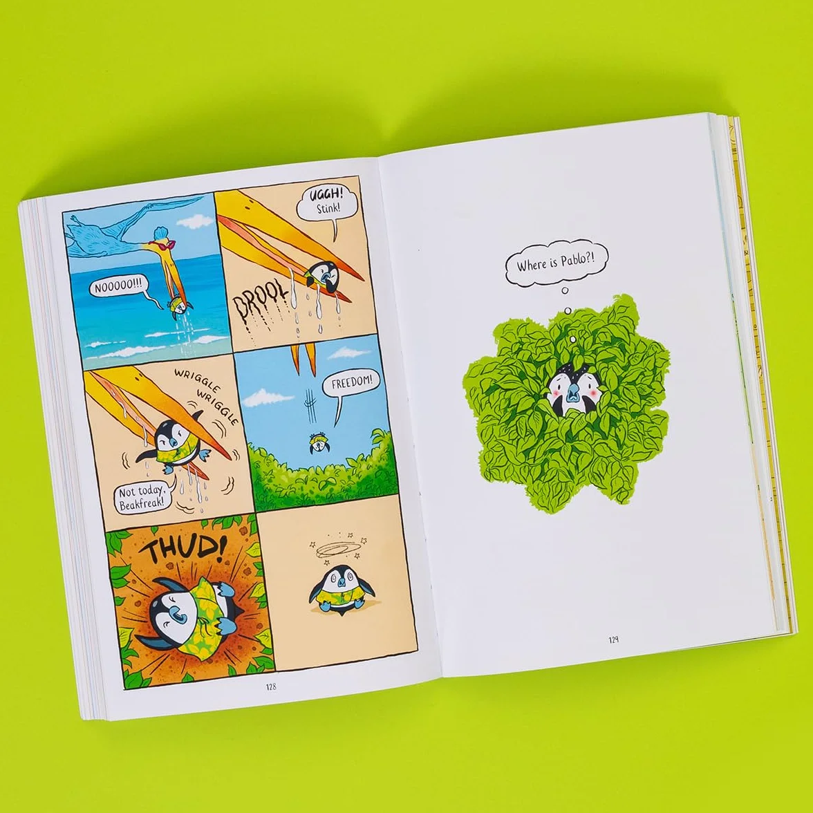 Pablo and Splash: The hilarious kids' graphic novel series about time-travelling penguins