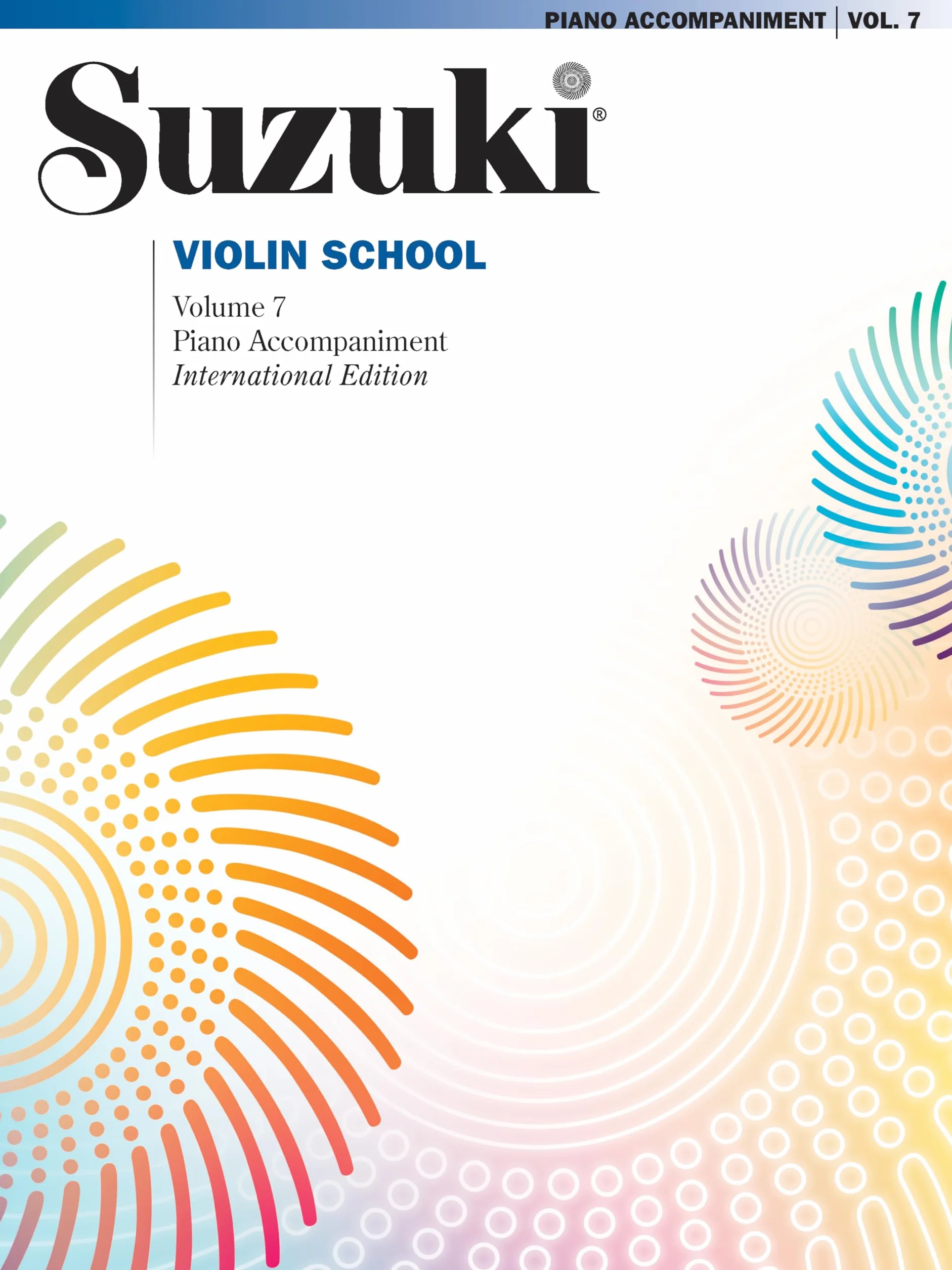 SUZUKI VIOLIN SCHOOL VOLUME 7 2014 REVISED PIANO ACCOMPANIMENT BOOK