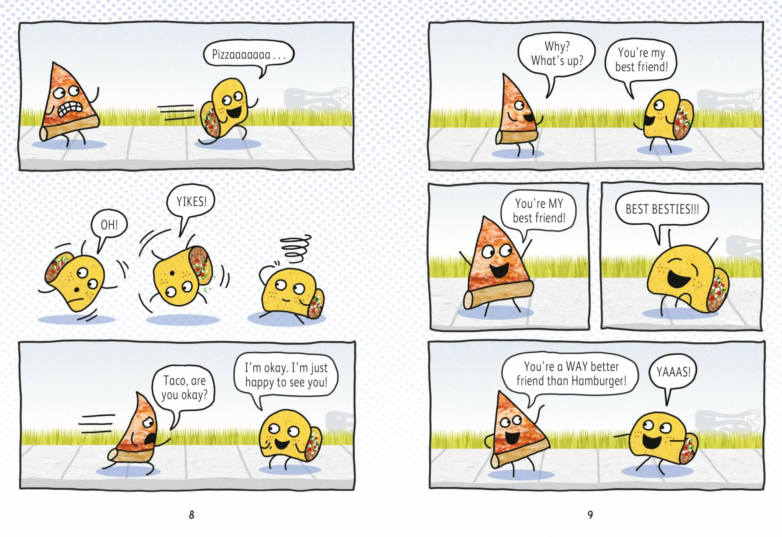 Pizza and Taco: Who's the Best?: The laugh-out-loud funny graphic novel for kids