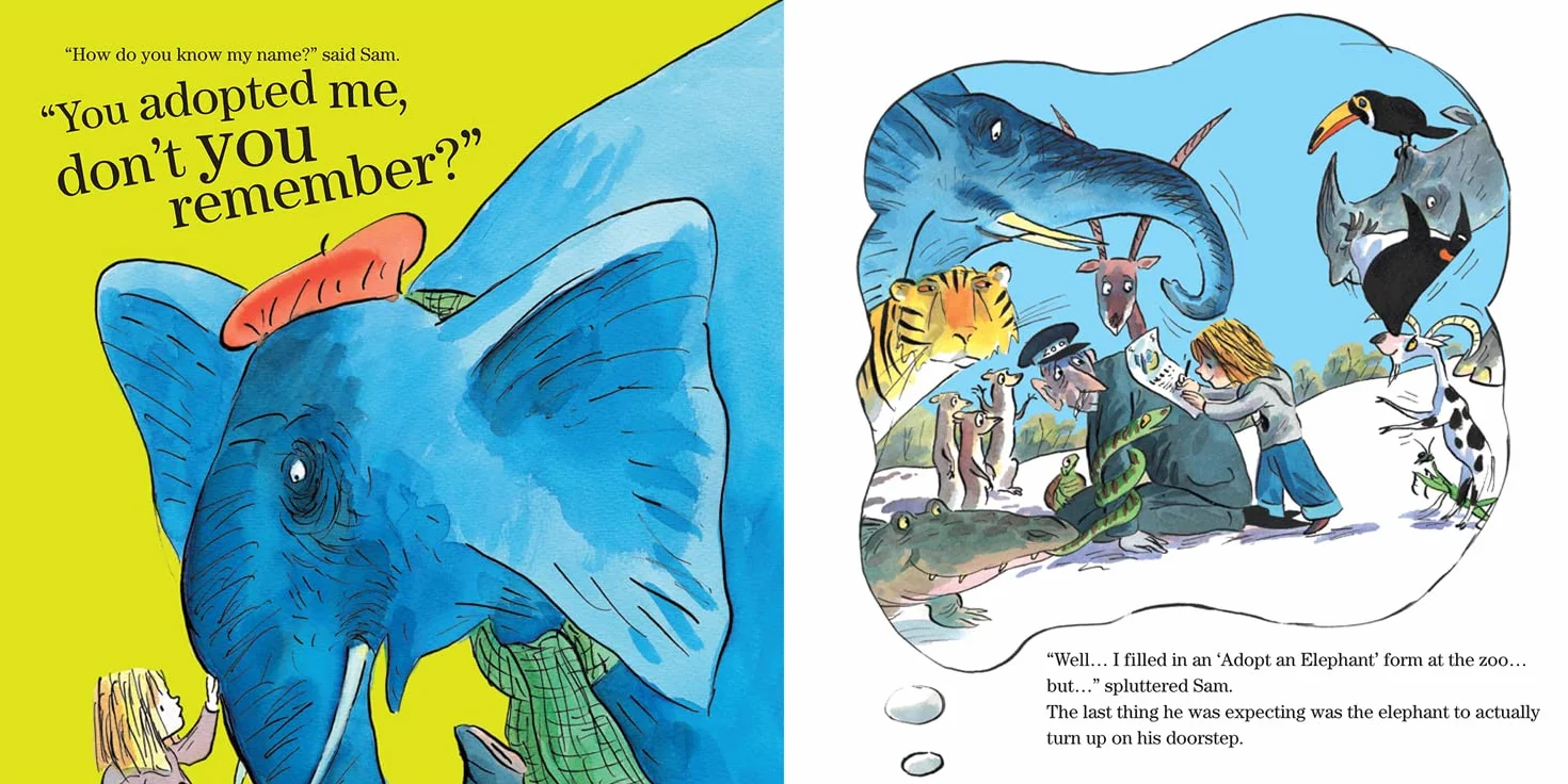 The Slightly Annoying Elephant: A book by David Walliams