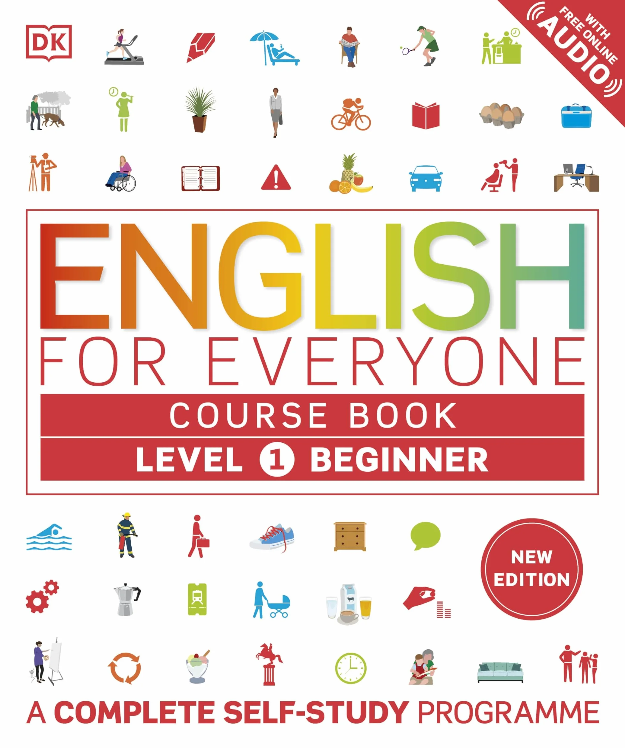English for Everyone Course Book Level 1 Beginner: A Complete Self-Study Programme