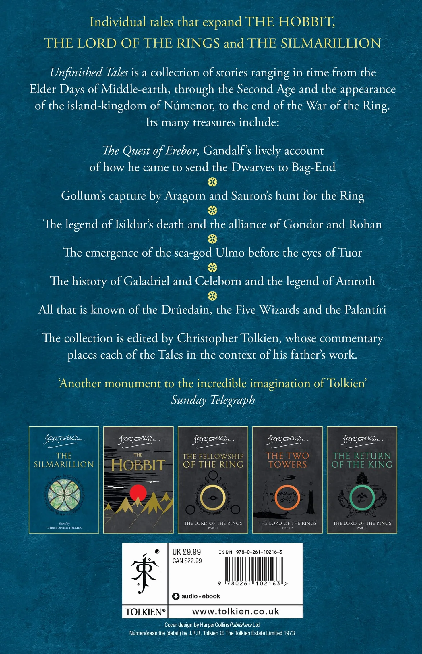 Unfinished Tales: of Numenor and Middle-earth