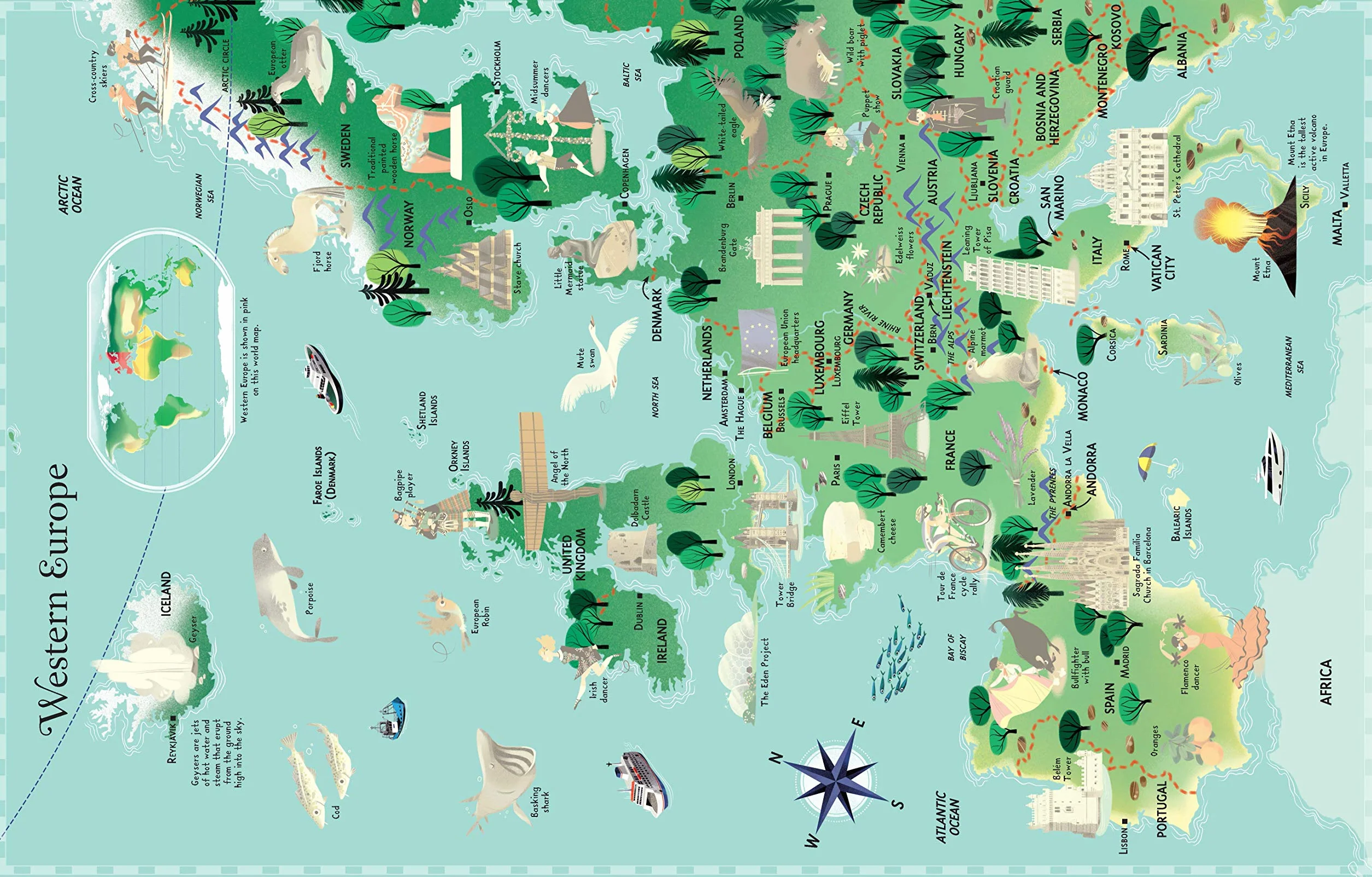 Sticker Picture Atlas of the World: 1