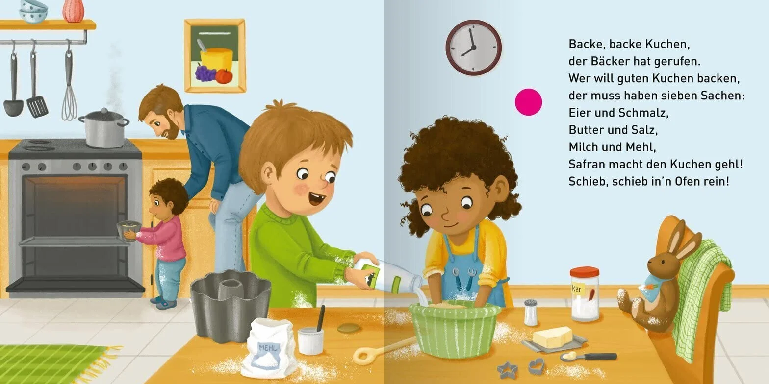 Mein kleines Soundbuch - Kinderlieder: Mit 6 eingesungenen Aufnahmen beliebter Kinderlieder (für Kinder ab 12 Monaten)
