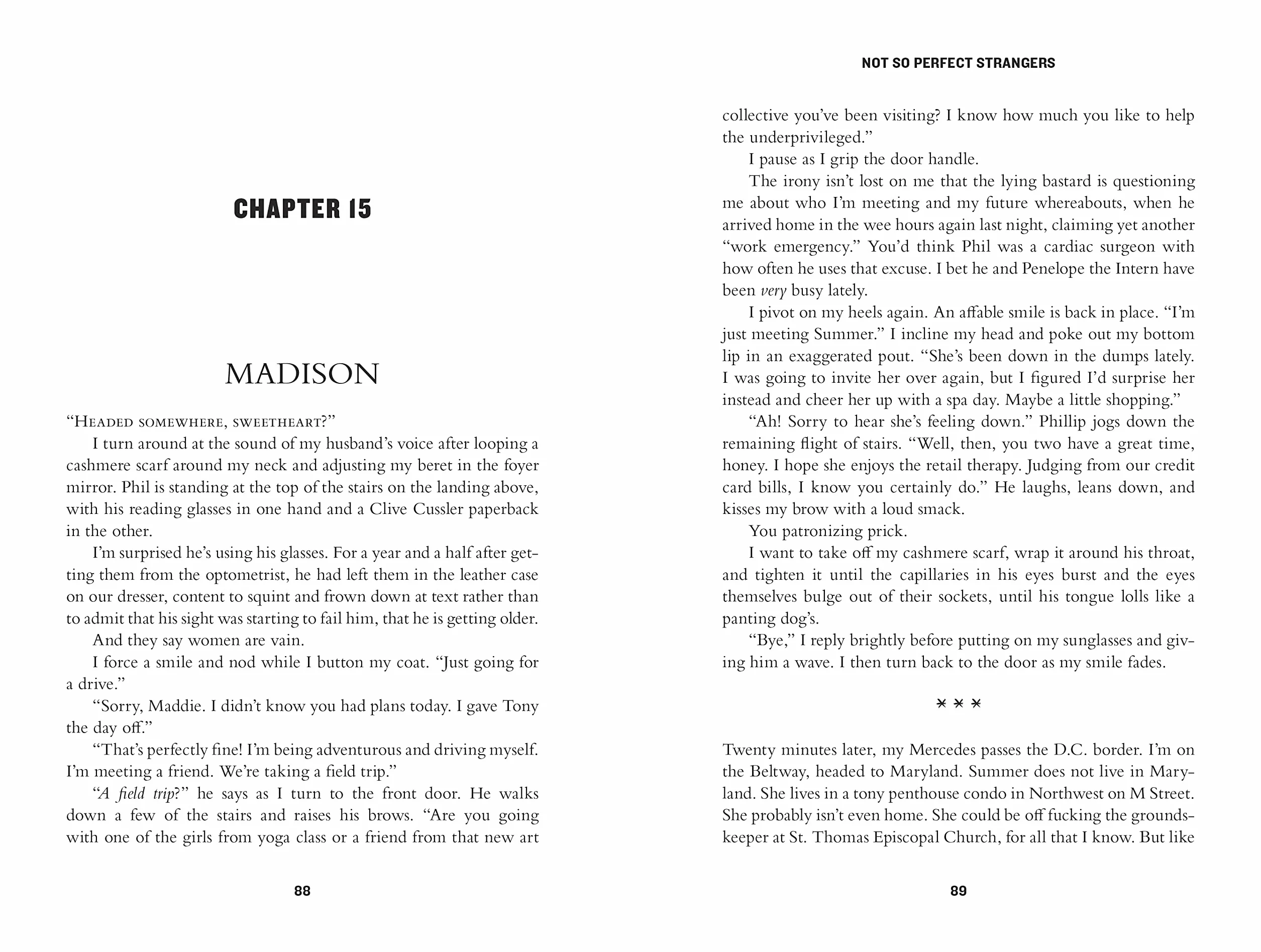 Not So Perfect Strangers: A Thriller