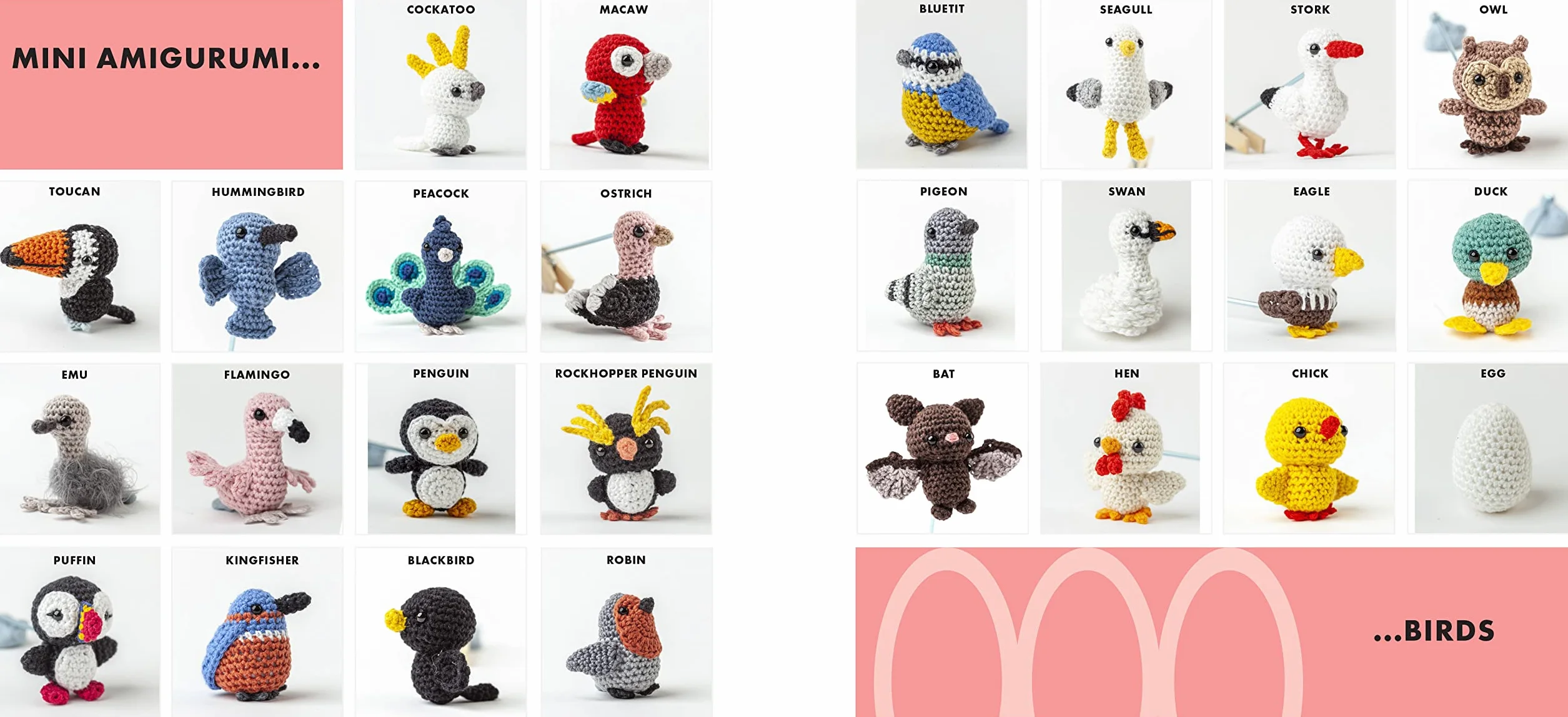 Mini Amigurumi Birds: 25 Tiny Flying Creatures to Crochet