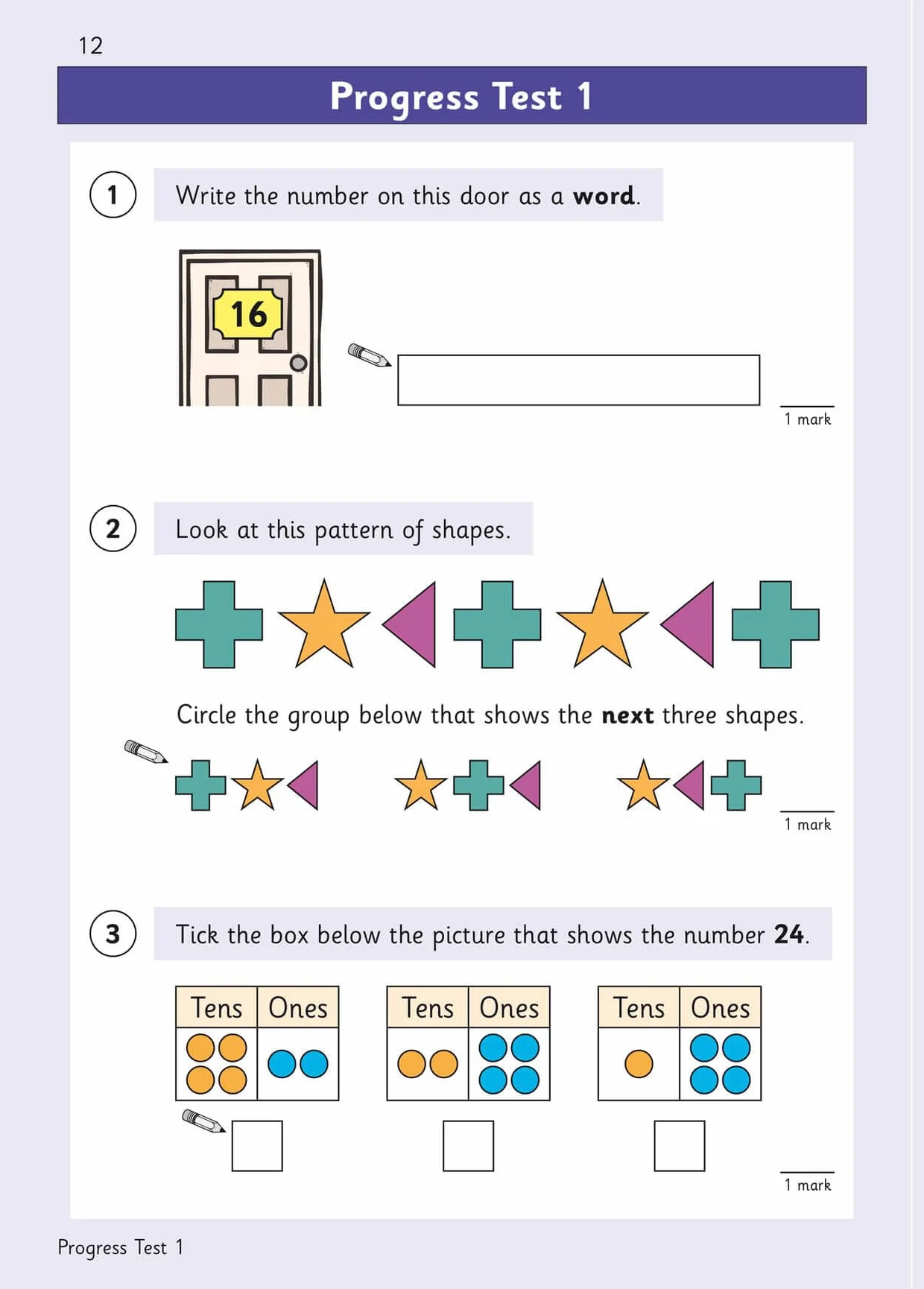 KS1 Maths Year 1 Targeted Question Book