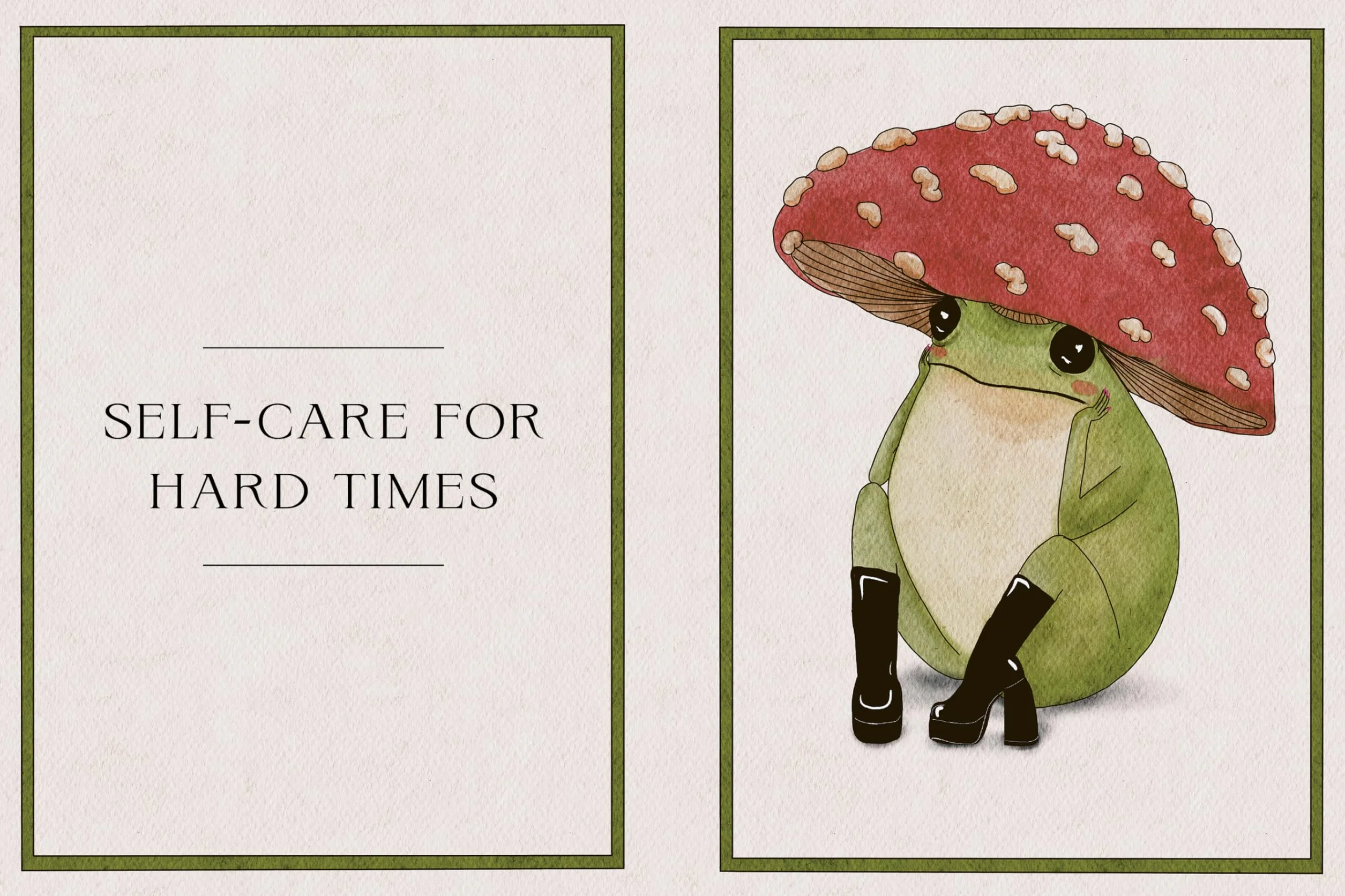 The Little Frog's Guide to Self-Care: Affirmations, Self-Love and Life Lessons According to the Internet's Beloved Mushroom Frog