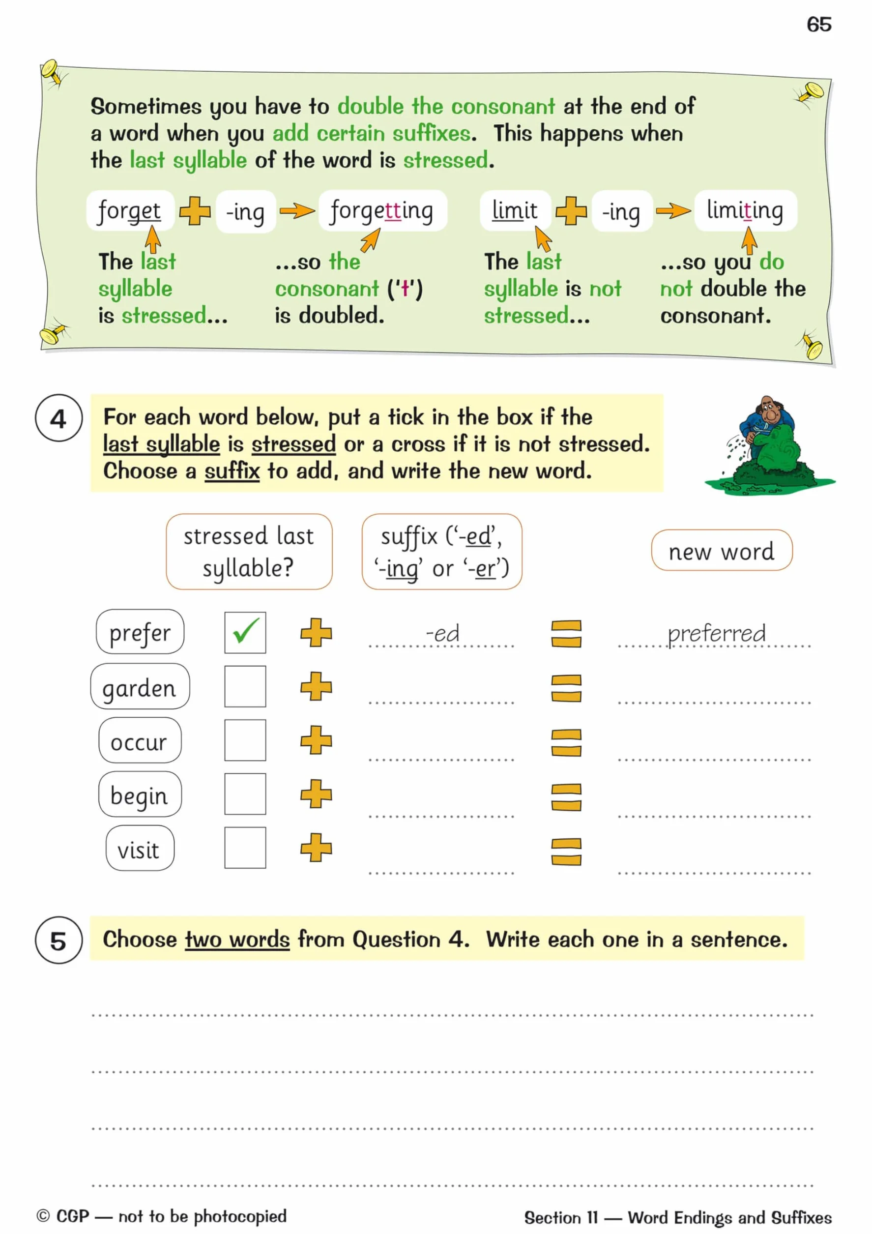 KS2 English Year 4 Stretch Grammar, Punctuation & Spelling Targeted Question Book (with Answers)