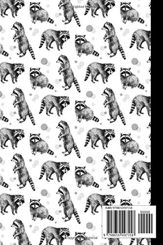 Notebook: Raccoons Notebook | Raccoons Themed Gift For Raccoon Lovers | Raccoons Journal | Perfect For Drawing, Journaling, Sketching | 6x9 Inches | 120 Blank Lined Pages With Raccoons Themed Borders