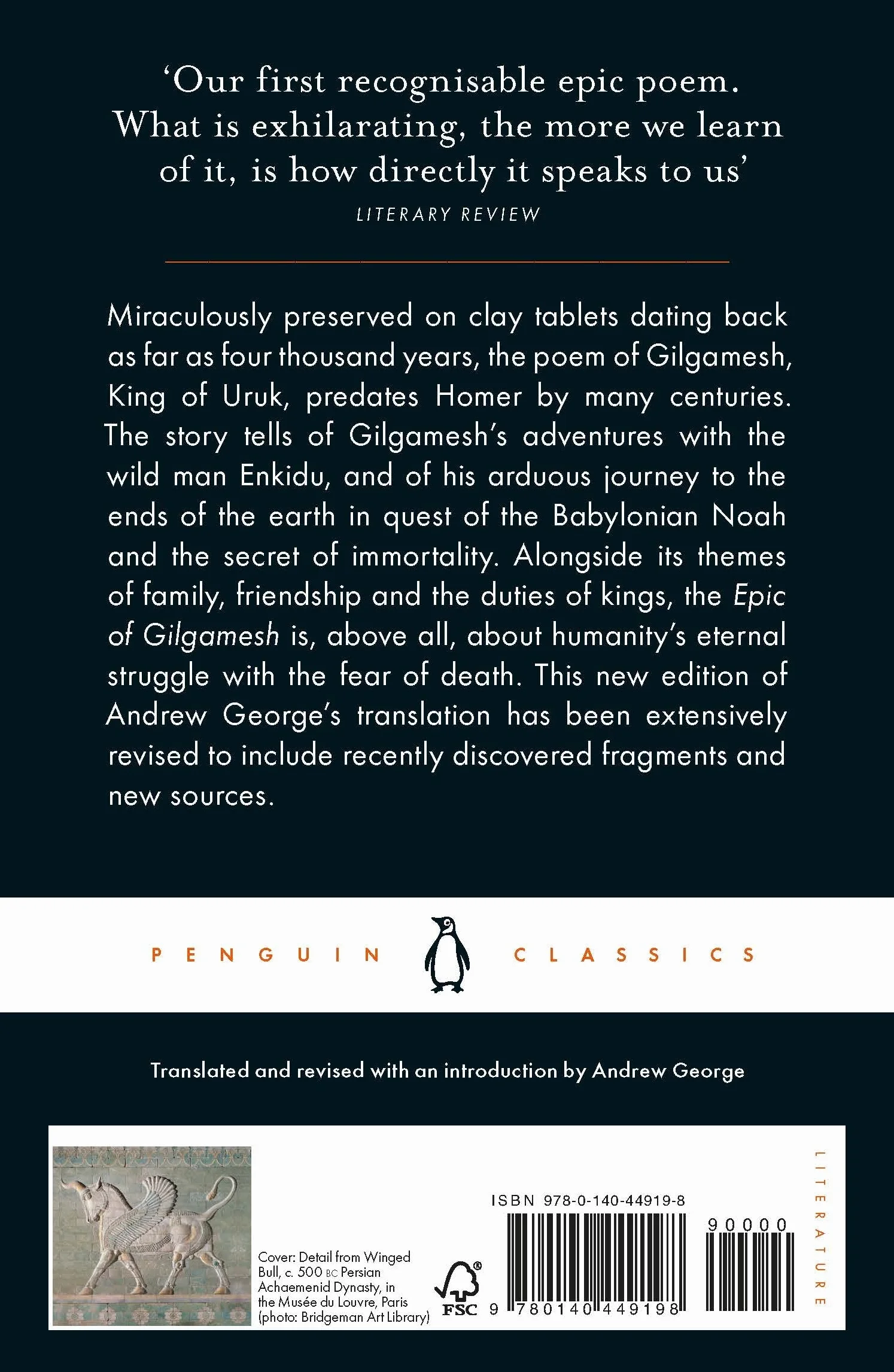 The Epic of Gilgamesh: The Babylonian Epic Poem and Other Texts in Akkadian and Sumerian