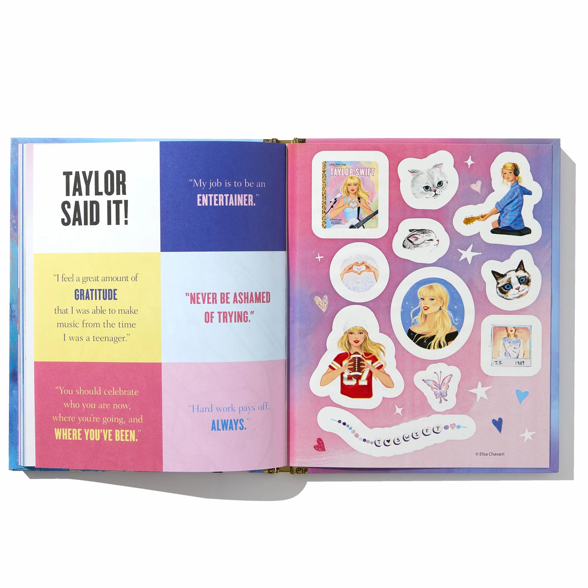 Taylor Swift Ultimate Fan Edition Little Golden Book Biography: 22 Bonus Pages! Stickers!