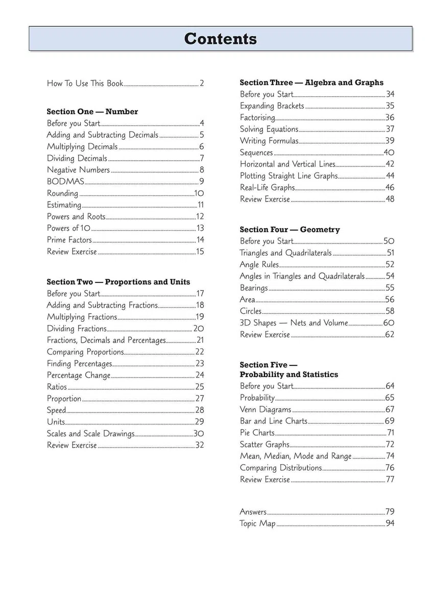 KS3 Year 8 Maths Targeted Workbook (with answers)