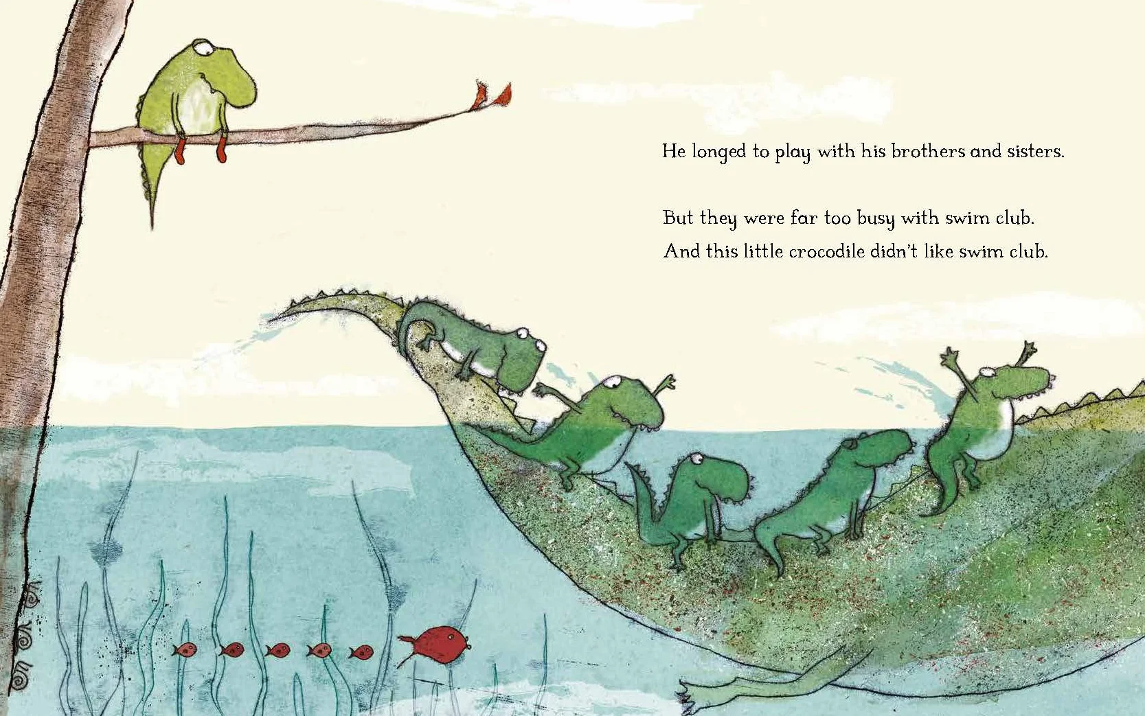The Crocodile Who Didn't Like Water