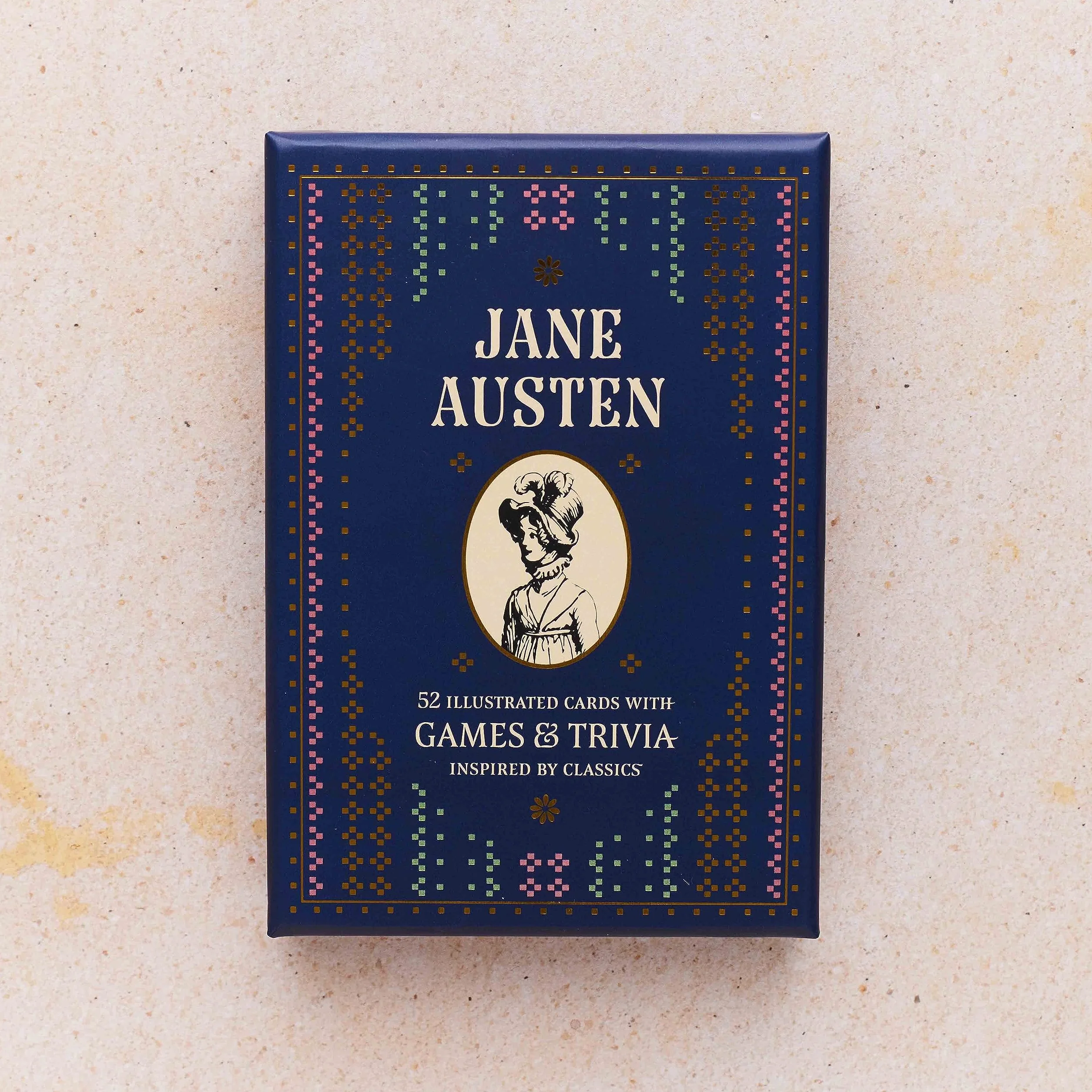 Jane Austen: A literary card game /anglais: 52 illustrated cards with games and trivia inspired by classics