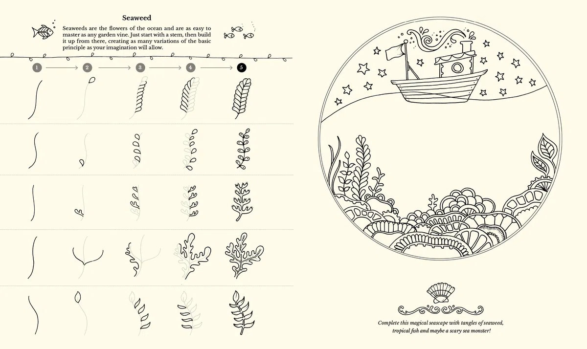 How to Draw Inky Wonderlands: Create and Colour Your Own Magical Adventure