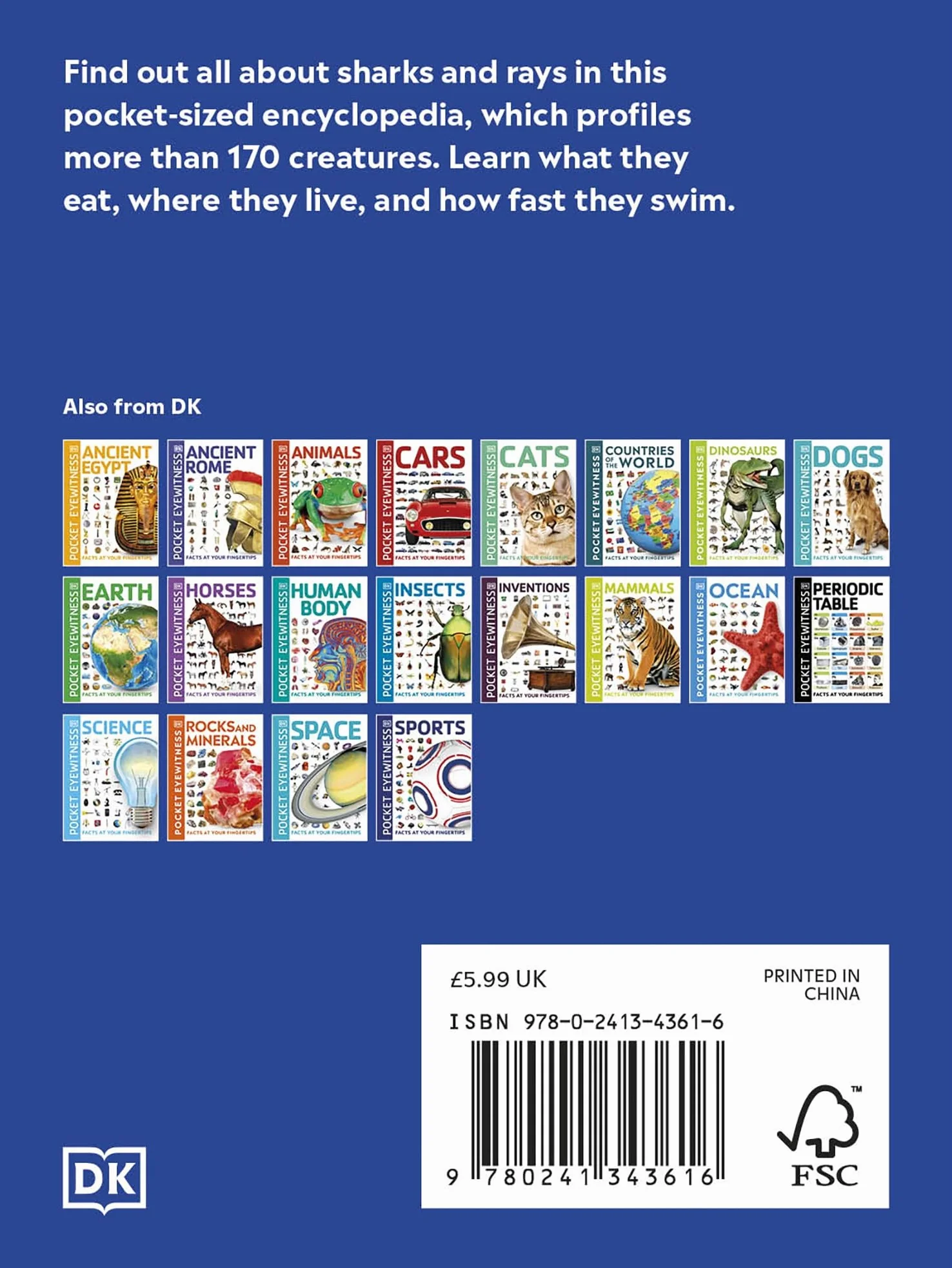 Pocket Eyewitness Sharks: Facts at Your Fingertips