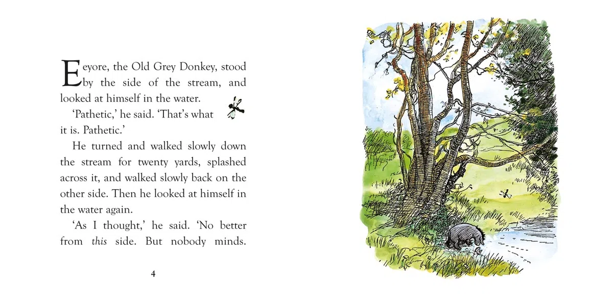 Winnie-the-Pooh: Eeyore Has A Birthday: Special Edition of the Original Illustrated Storybook by A.A.Milne with E.H.Shepard’s Iconic Decorations, Perfect for Children Aged 5+