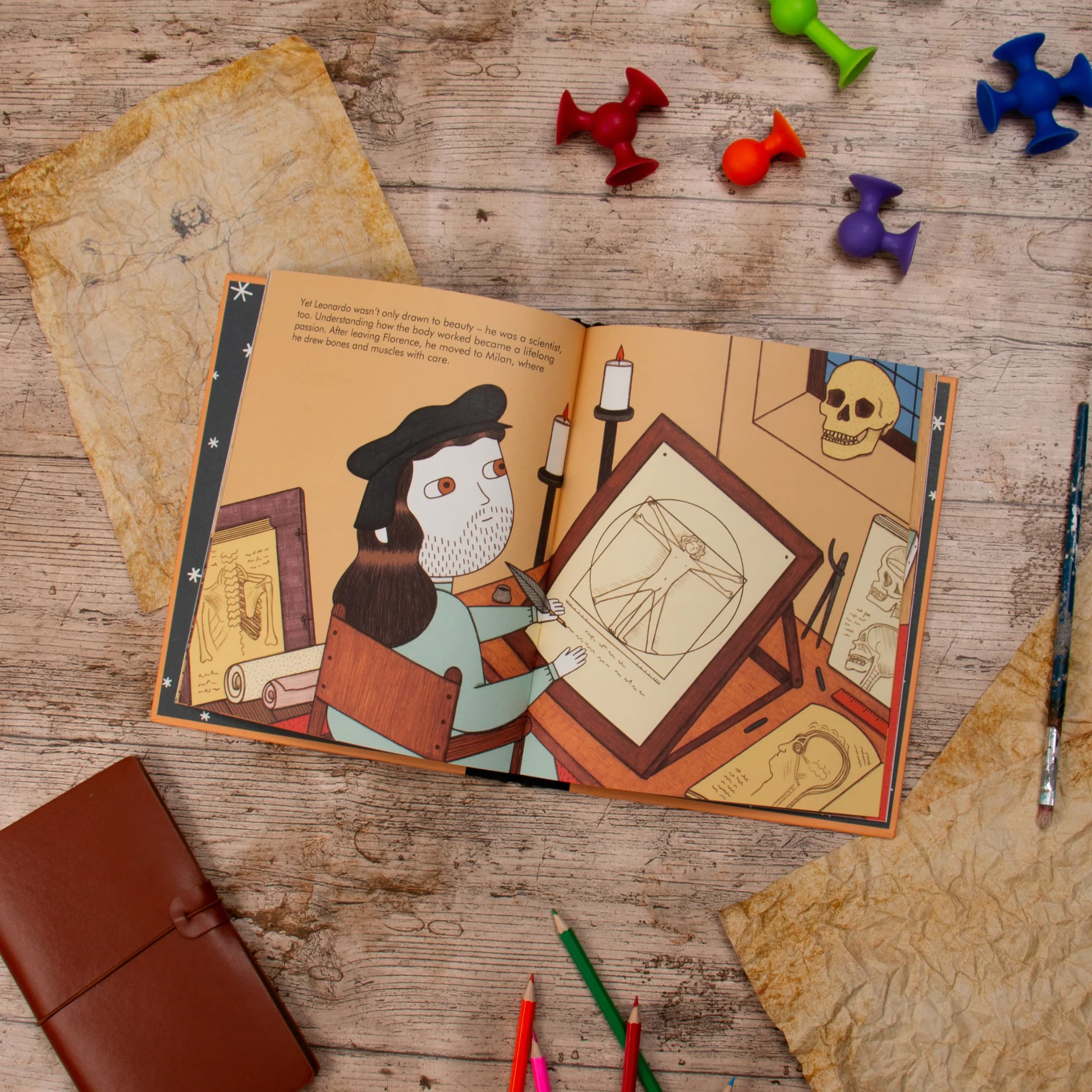 Little People Big Dreams Leonardo Da Vinci /anglais: Volume 141
