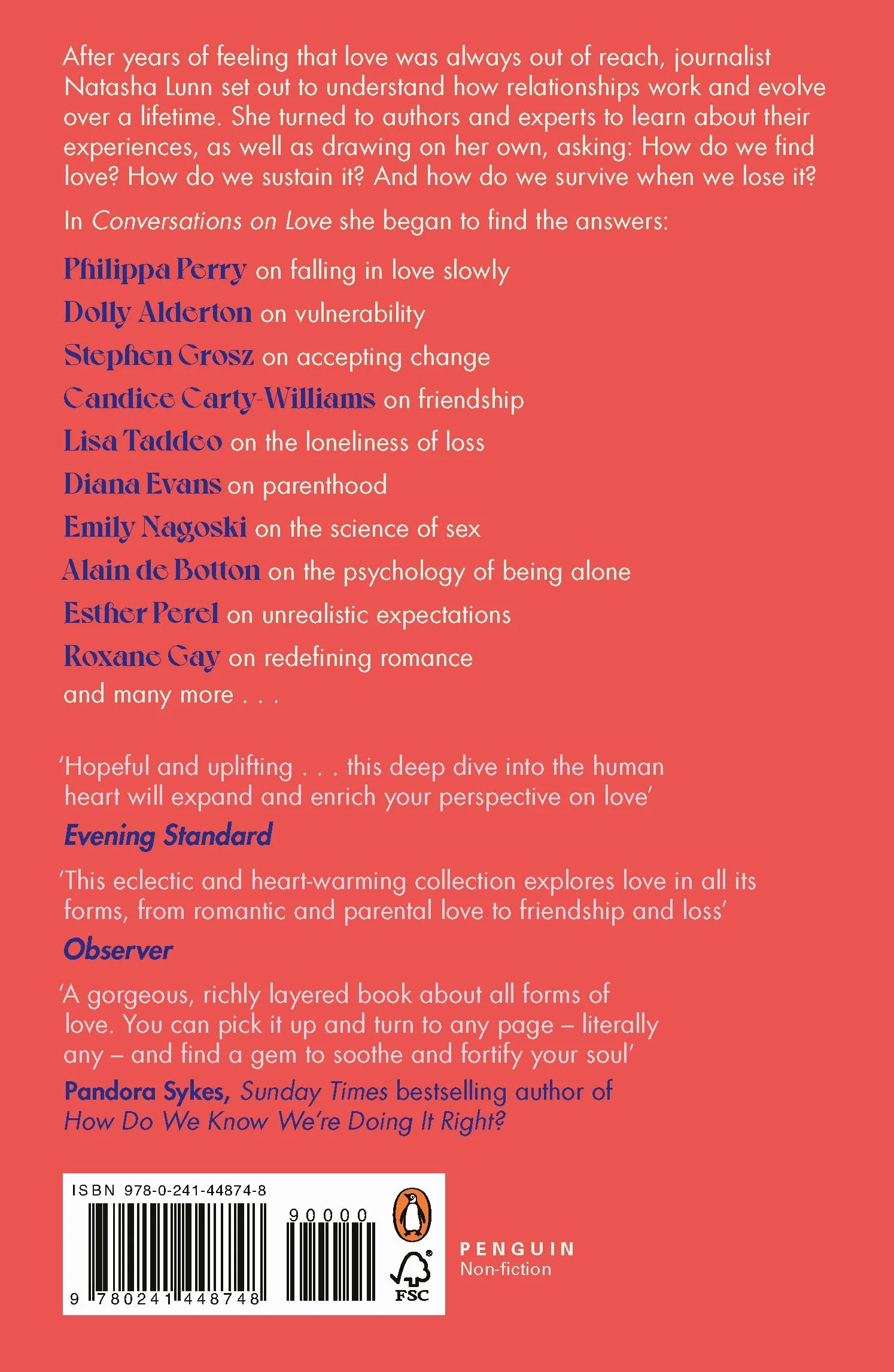 Conversations on Love: The Sunday Times bestseller exploring relationships, friendship, parenthood and grief, featuring Dolly Alderton, Alain de Botton and more